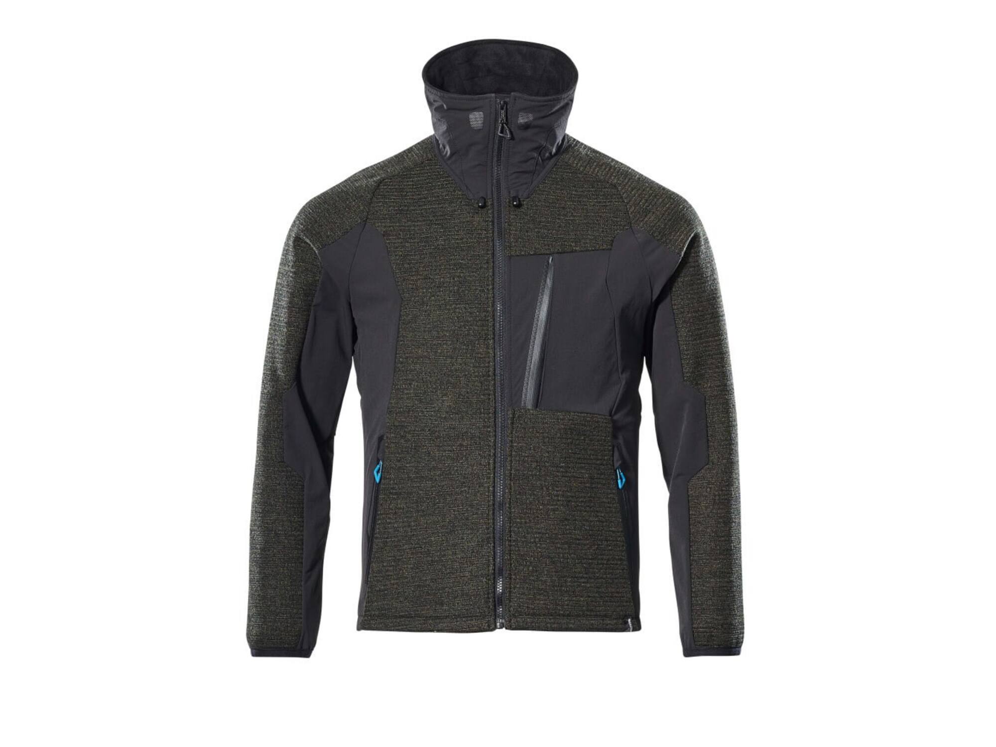 Mascot Gebreide vest met rits mosgroen/zwart 2XL