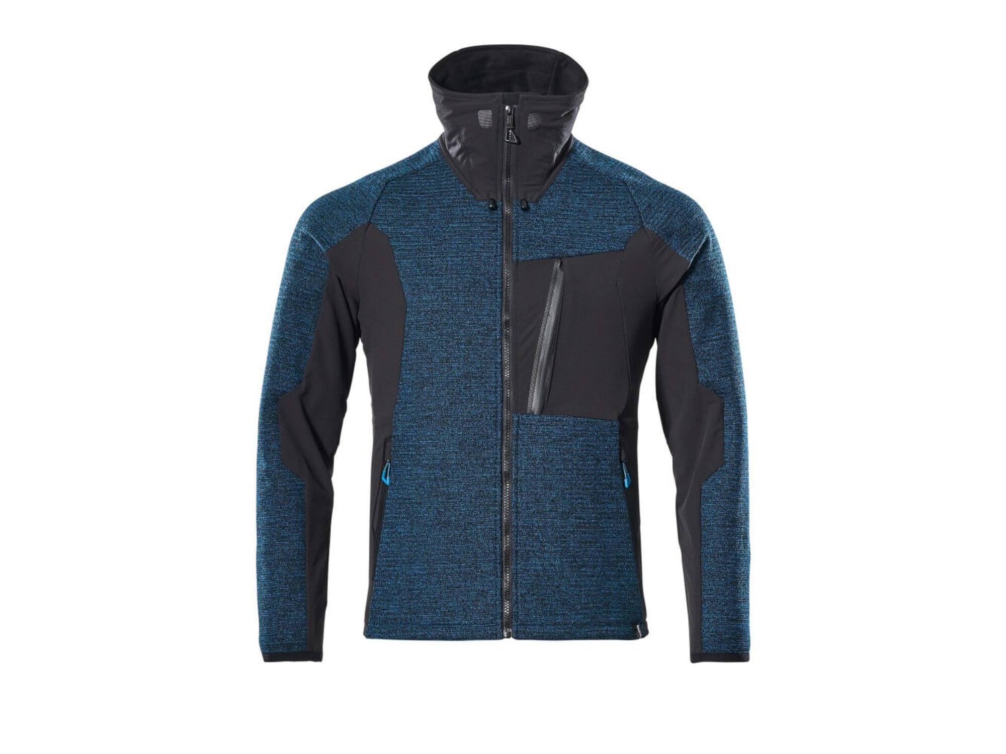 Mascot Gebreide vest met rits donkerpetrol/zwart XS