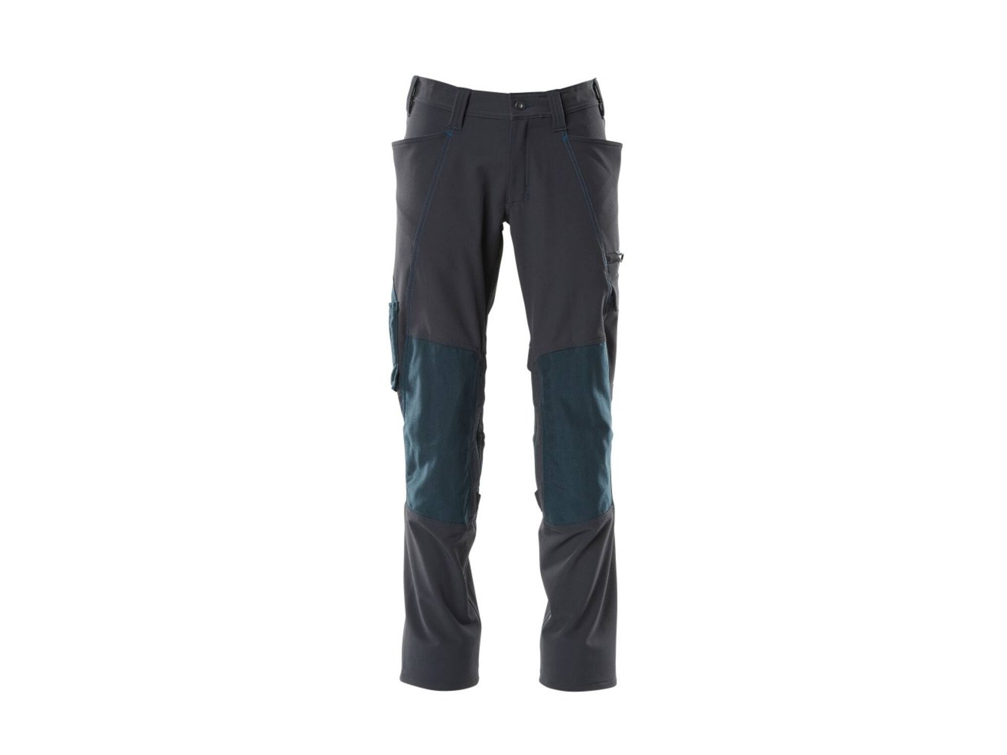 Mascot Werkbroek stretch met kniezakken donkermarine 90C46