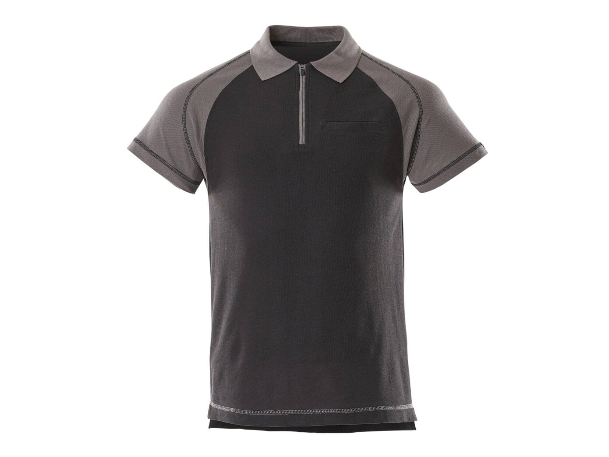 MASCOT Bianco poloshirt ZWART/ANTRACIET 4XL