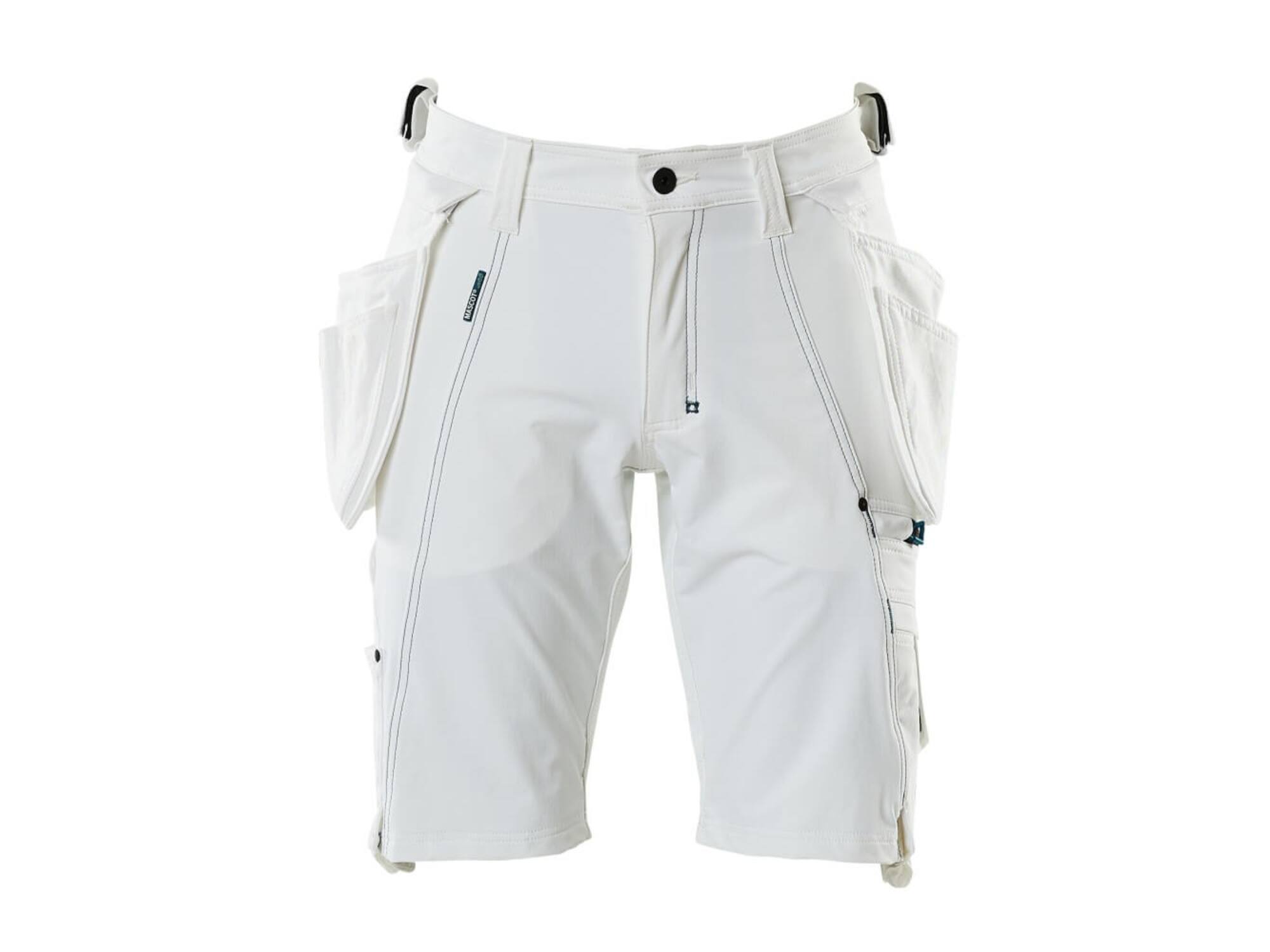 Mascot Korte werkbroek stretch met spijkerzakken wit C48