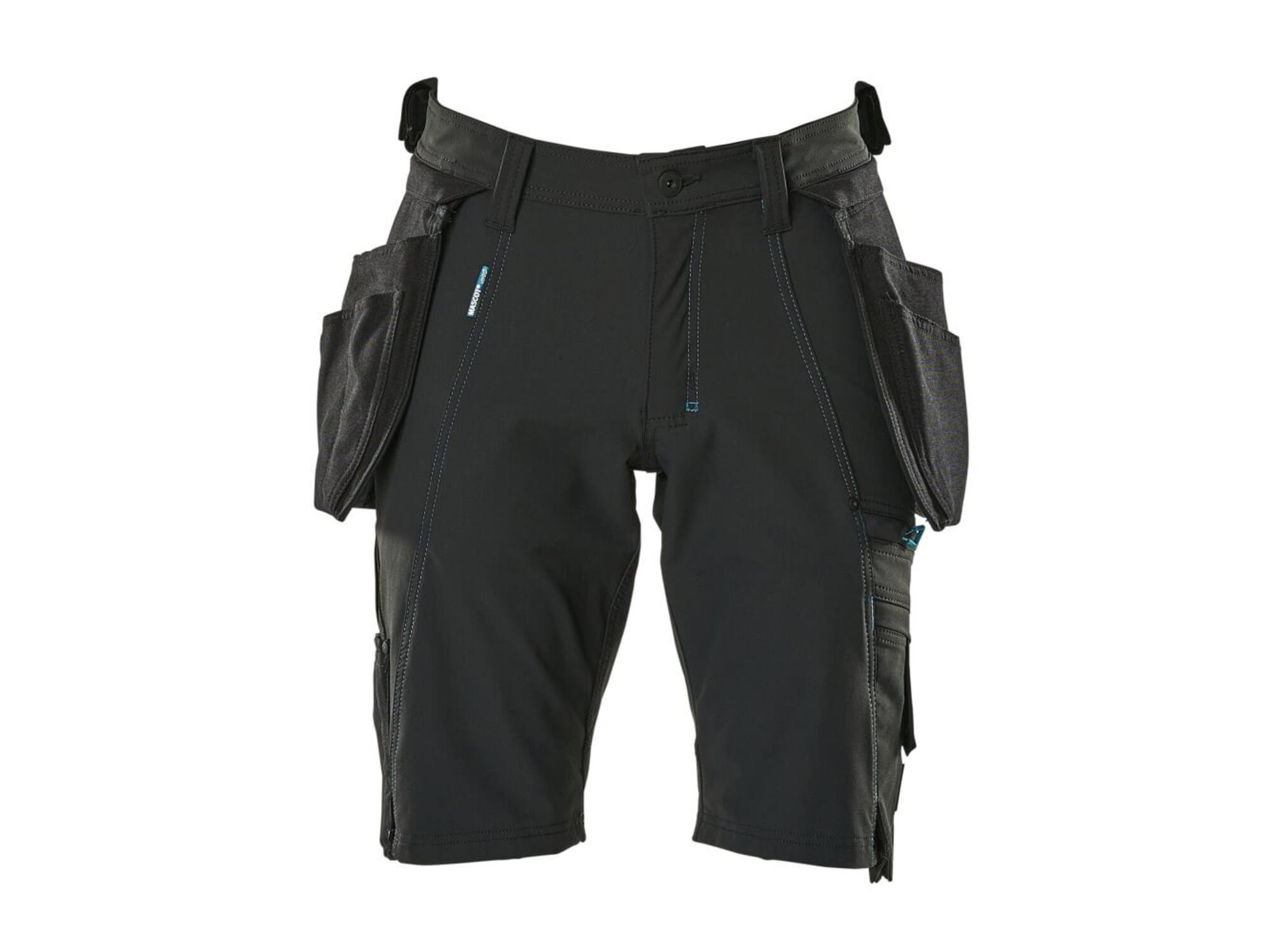 Mascot Korte werkbroek stretch met spijkerzakken zwart C51