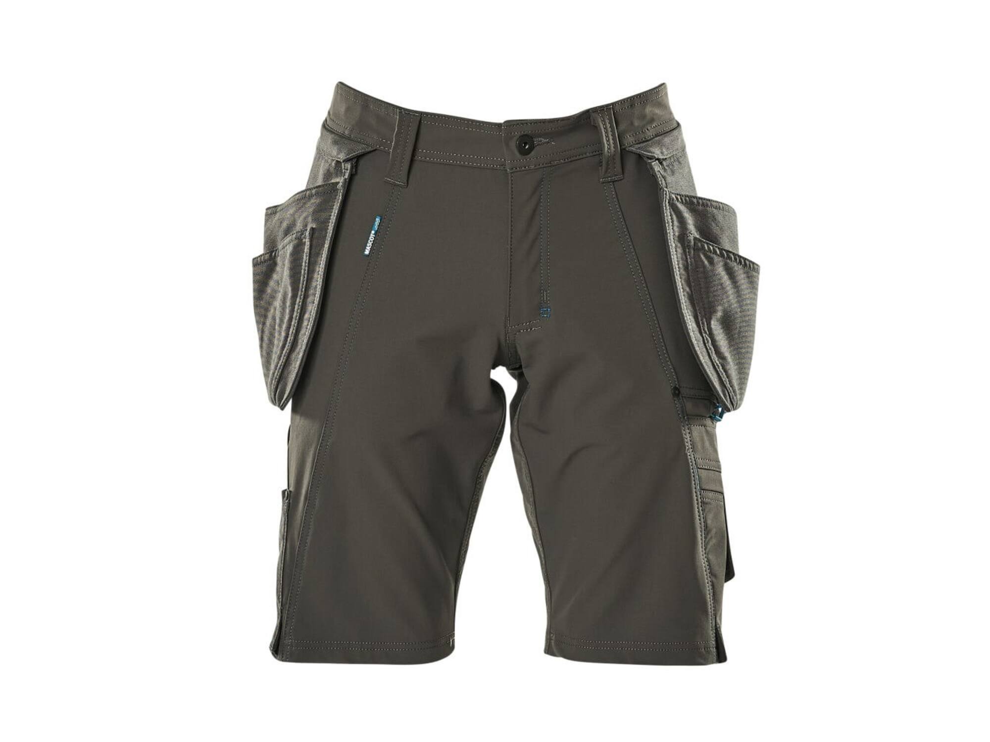 Mascot Korte werkbroek stretch met spijkerzakken donker antraciet C56