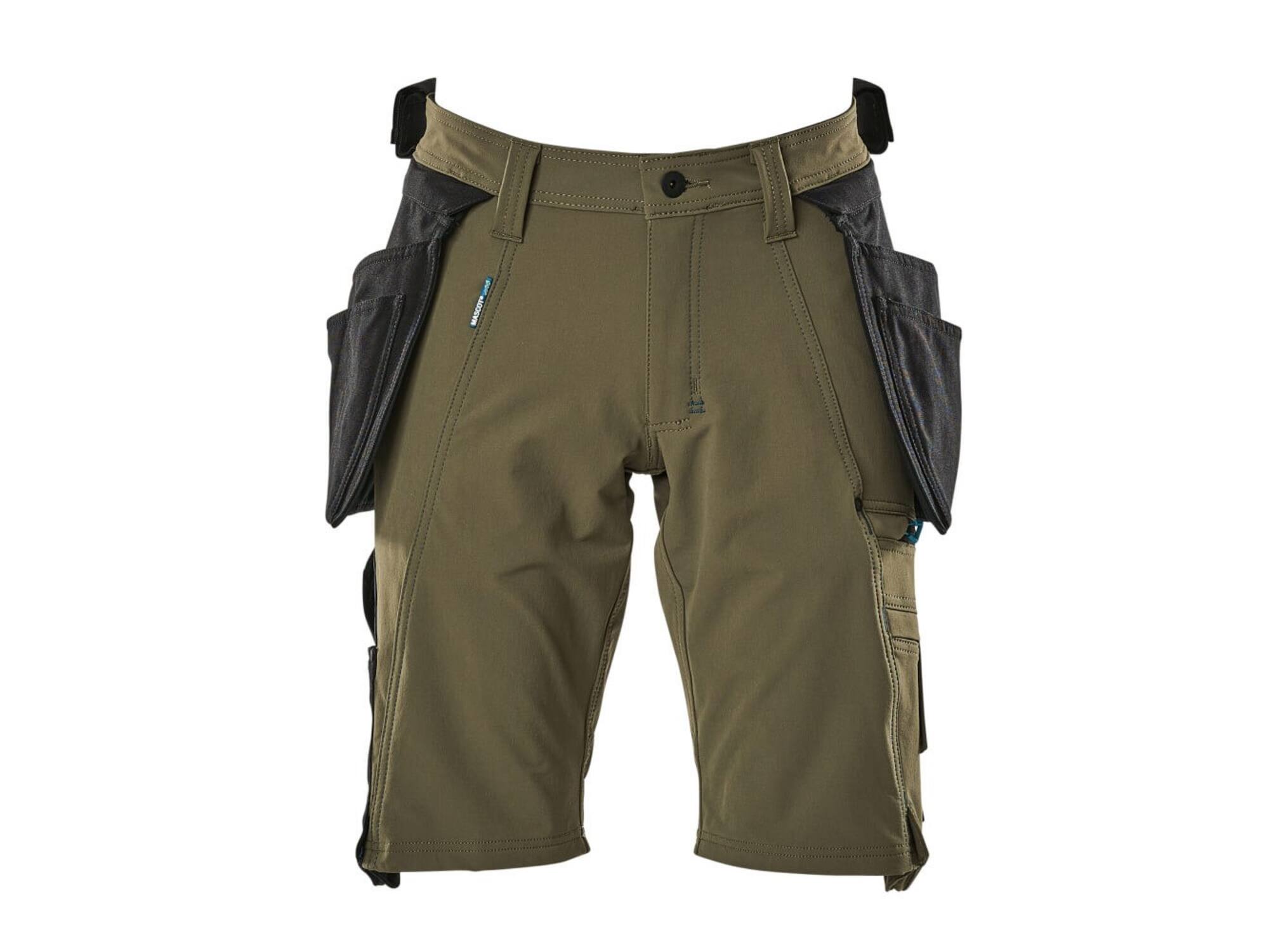 Mascot Korte werkbroek stretch met spijkerzakken mosgroen C51