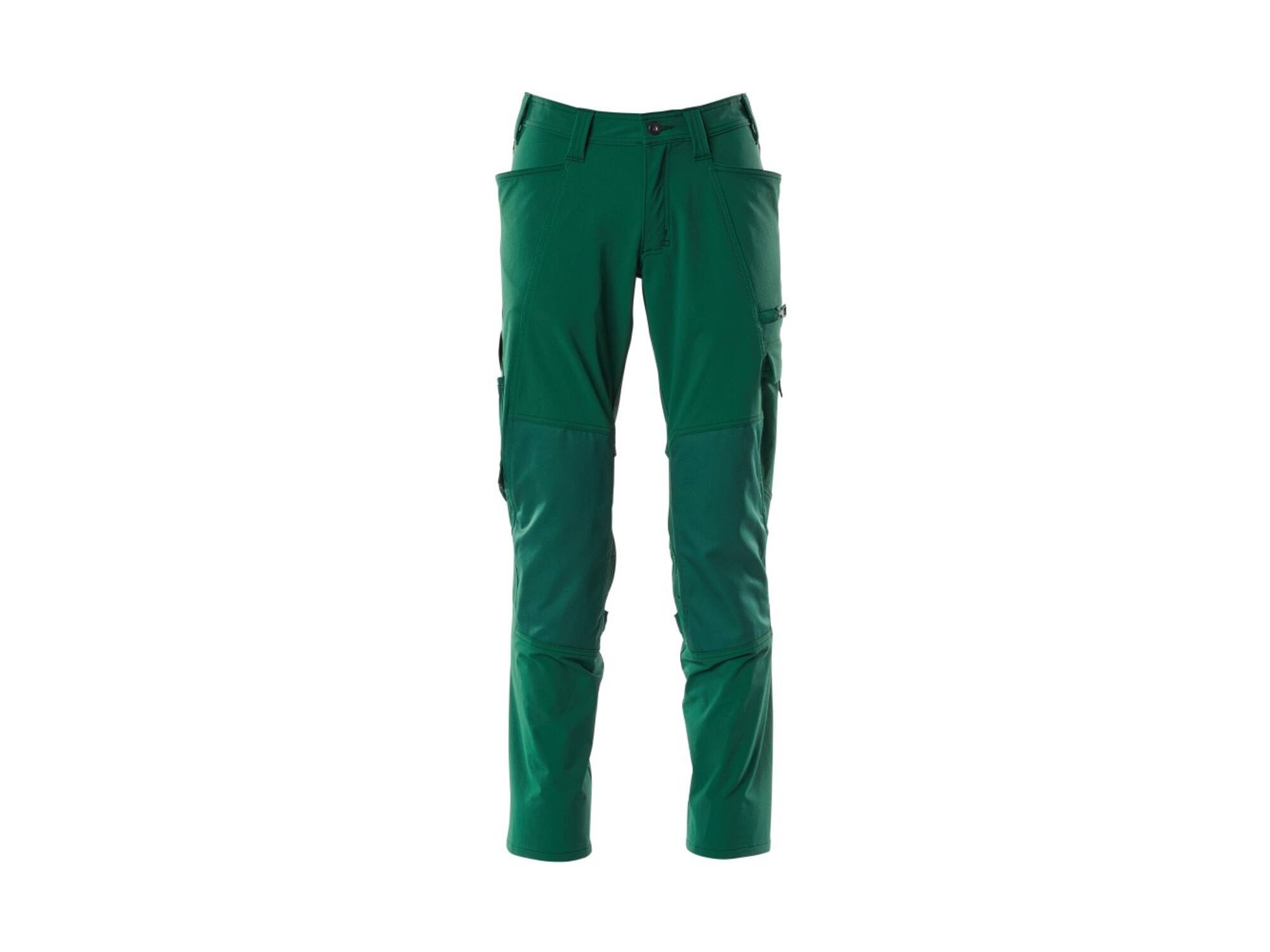 Mascot Werkbroek stretch met kniezakken groen 82C44