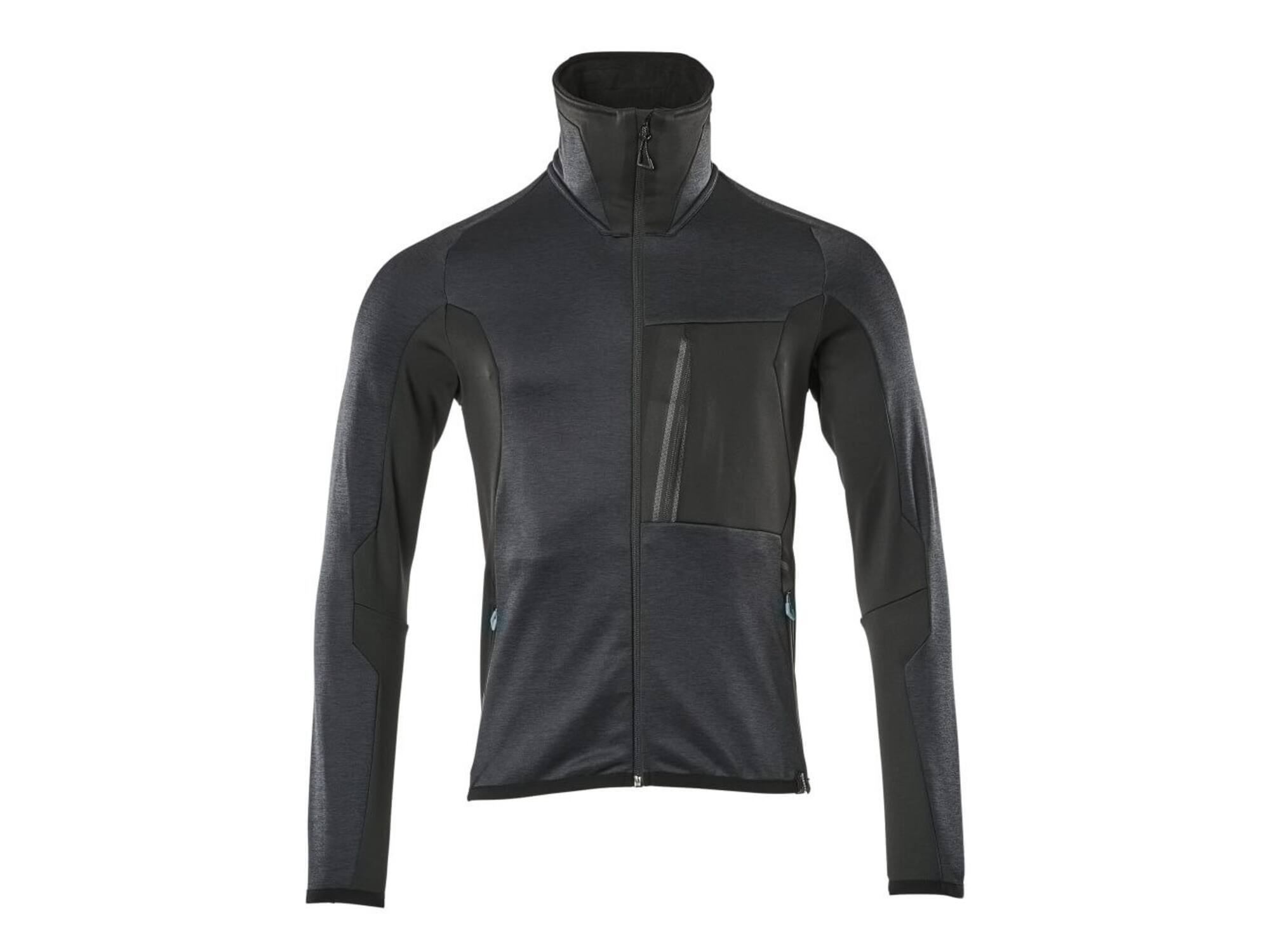 MASCOT Microfleece jack stretch hoge kraag DONKER MARINE/ZWART XS