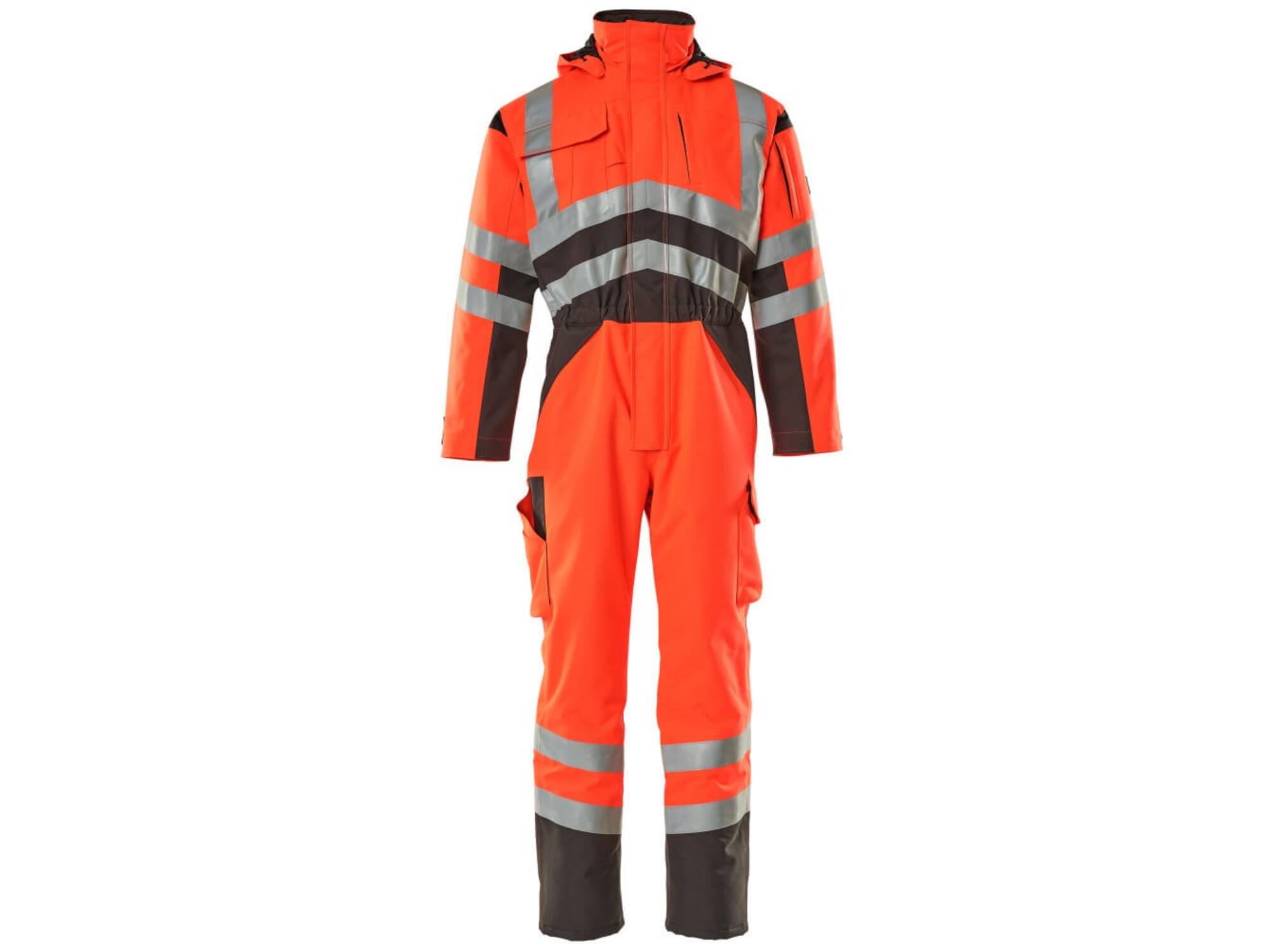 MASCOT Safara winter boilersuit FLUORESCEREND ROOD/ZWART ANTRACIET 4XL