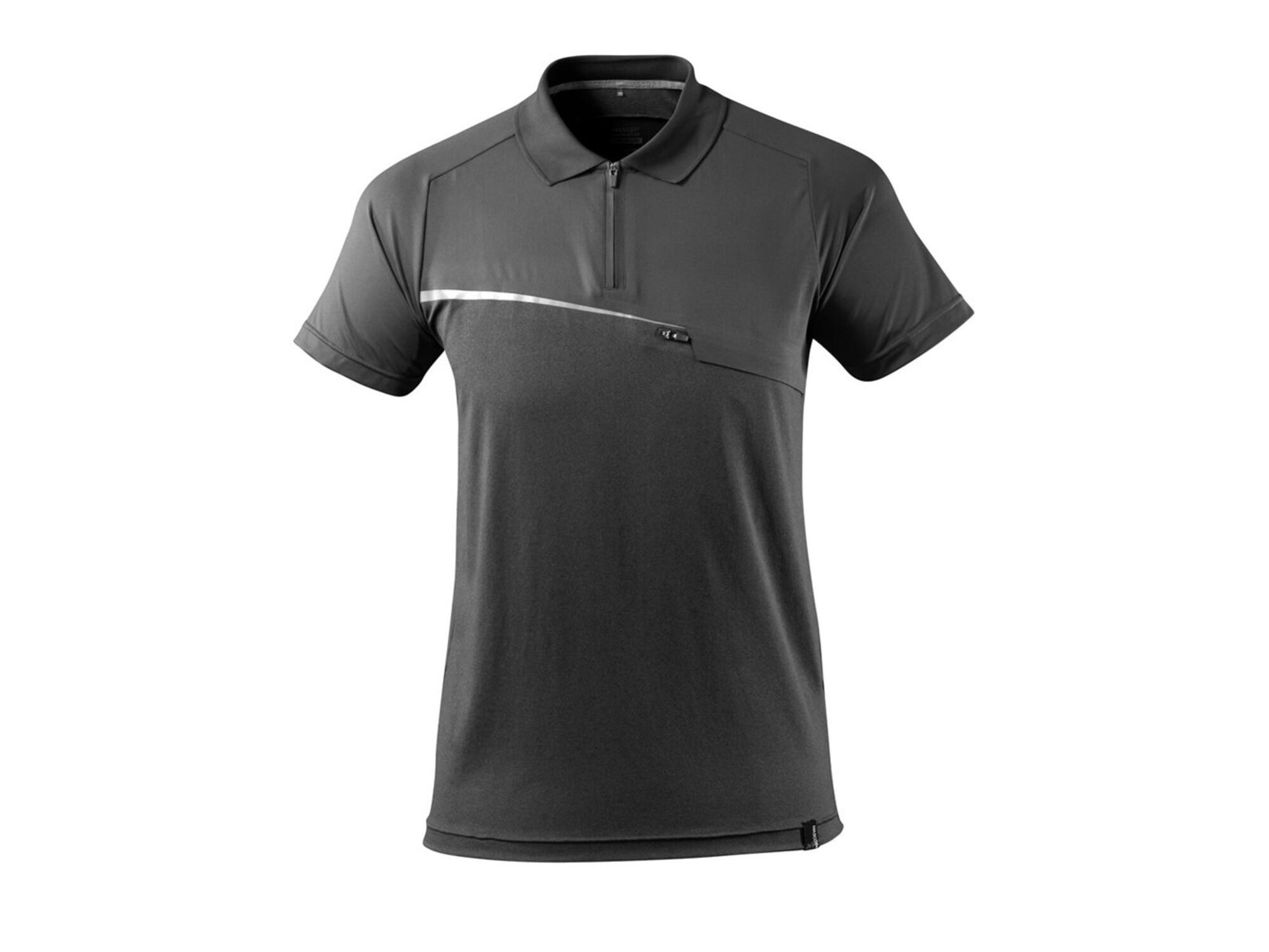 MASCOT Poloshirt met borstzak DONKER ANTRACIET L
