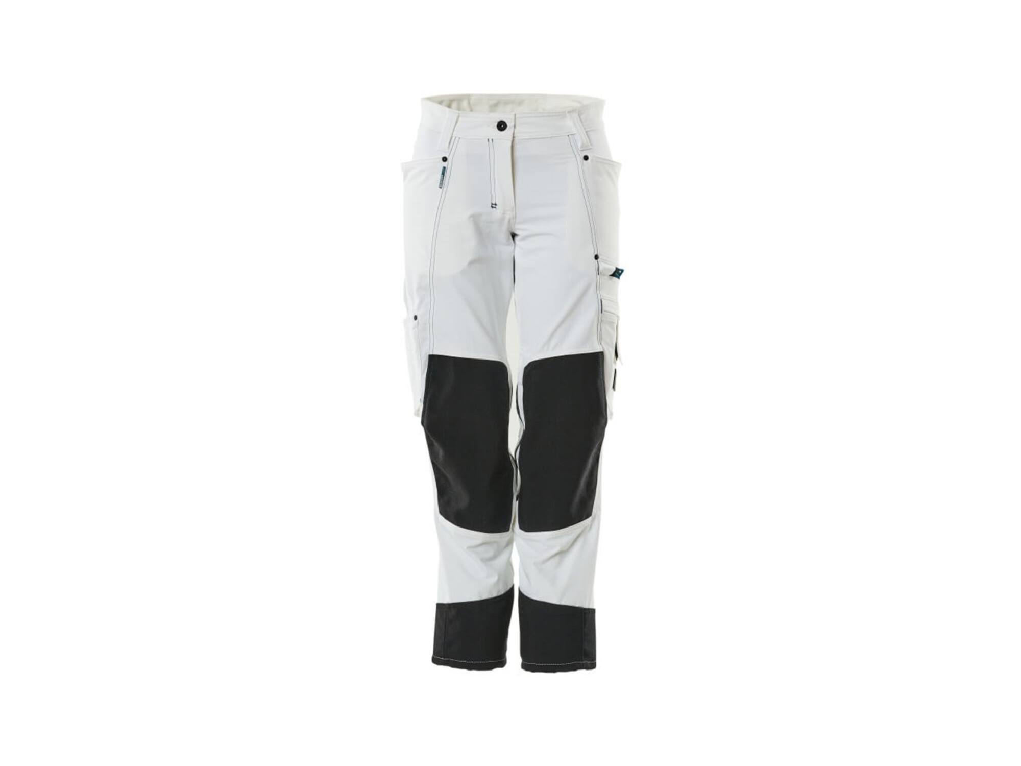 Mascot Werkbroek dames stretch met cordura knie oranje/groen C64