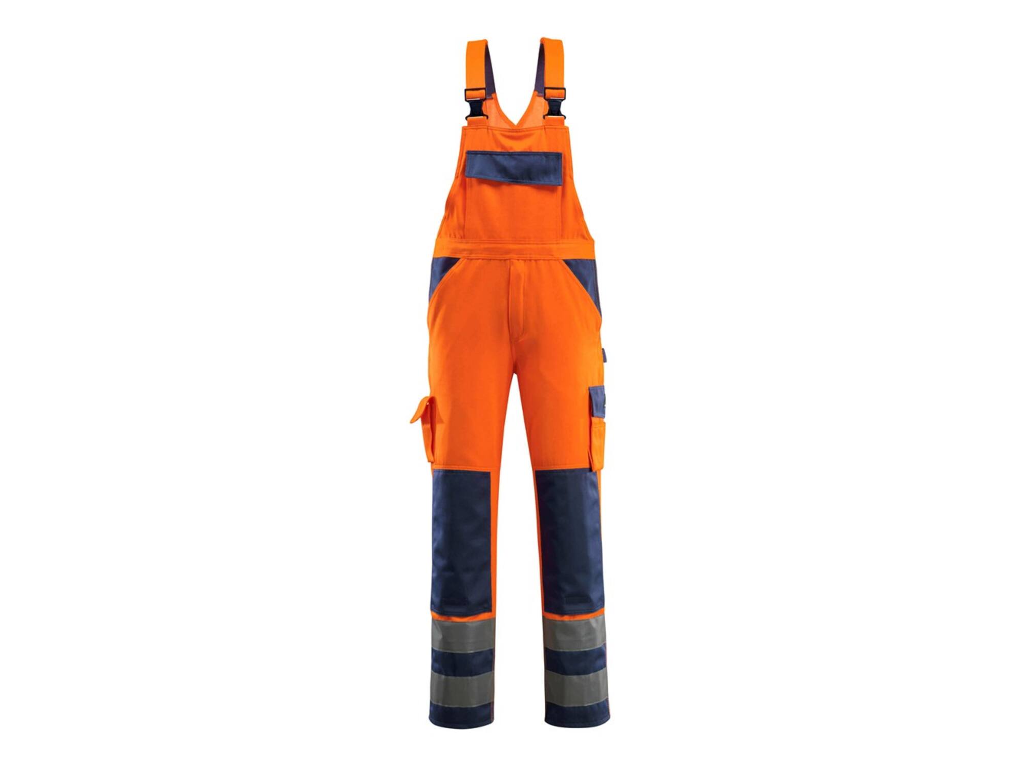 MASCOT Barras amerikaanse overall ORANJE/MARINE 82C46