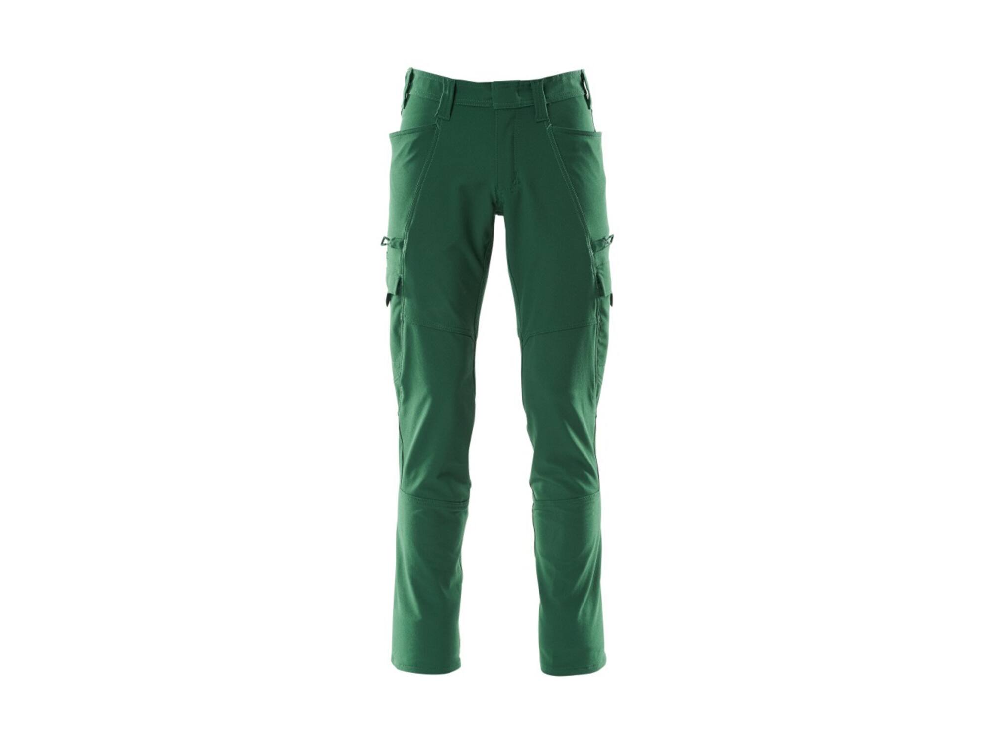 MASCOT Werkbroek stretch met dijbeenzakken GROEN 82C60