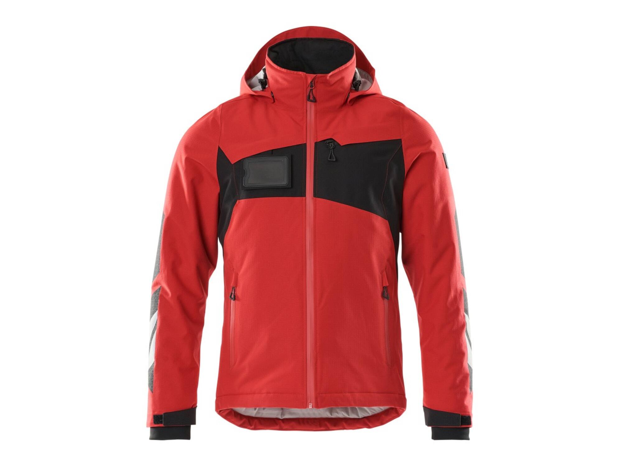Mascot Winterjack met climascot signaalrood/zwart XL