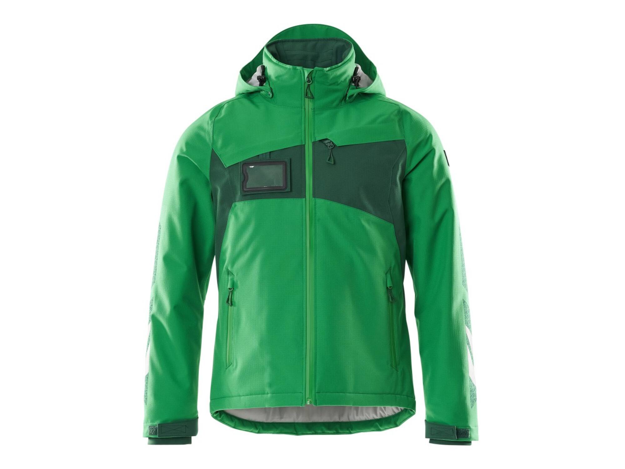 Mascot Winterjack met climascot helder groen/groen L