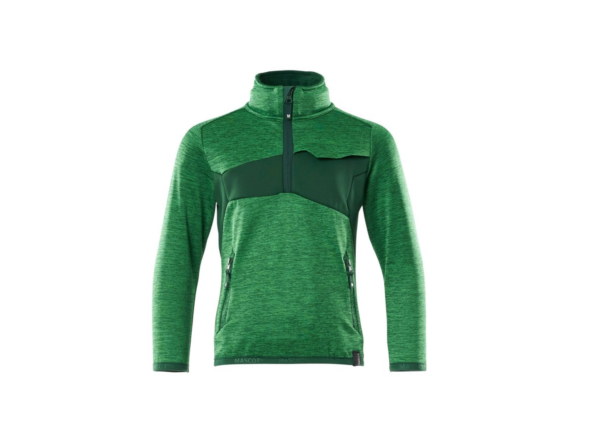 Mascot Fleecetrui kinderen helder groen/groen 116