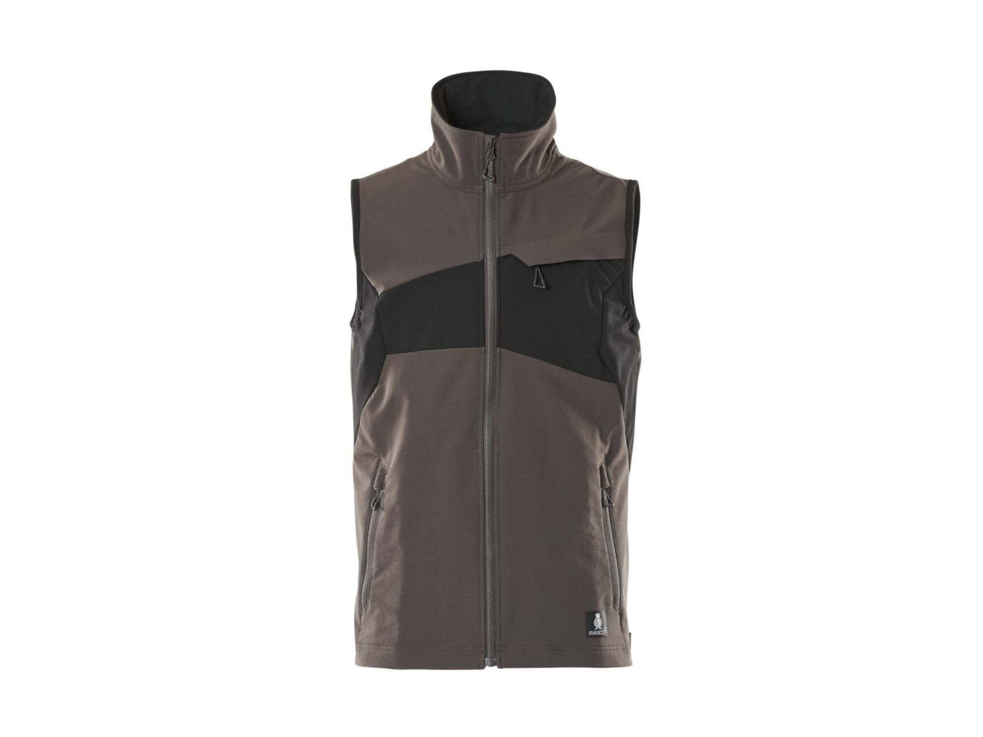 Mascot Bodywarmer stretch donkerantraciet/zwart 4XL