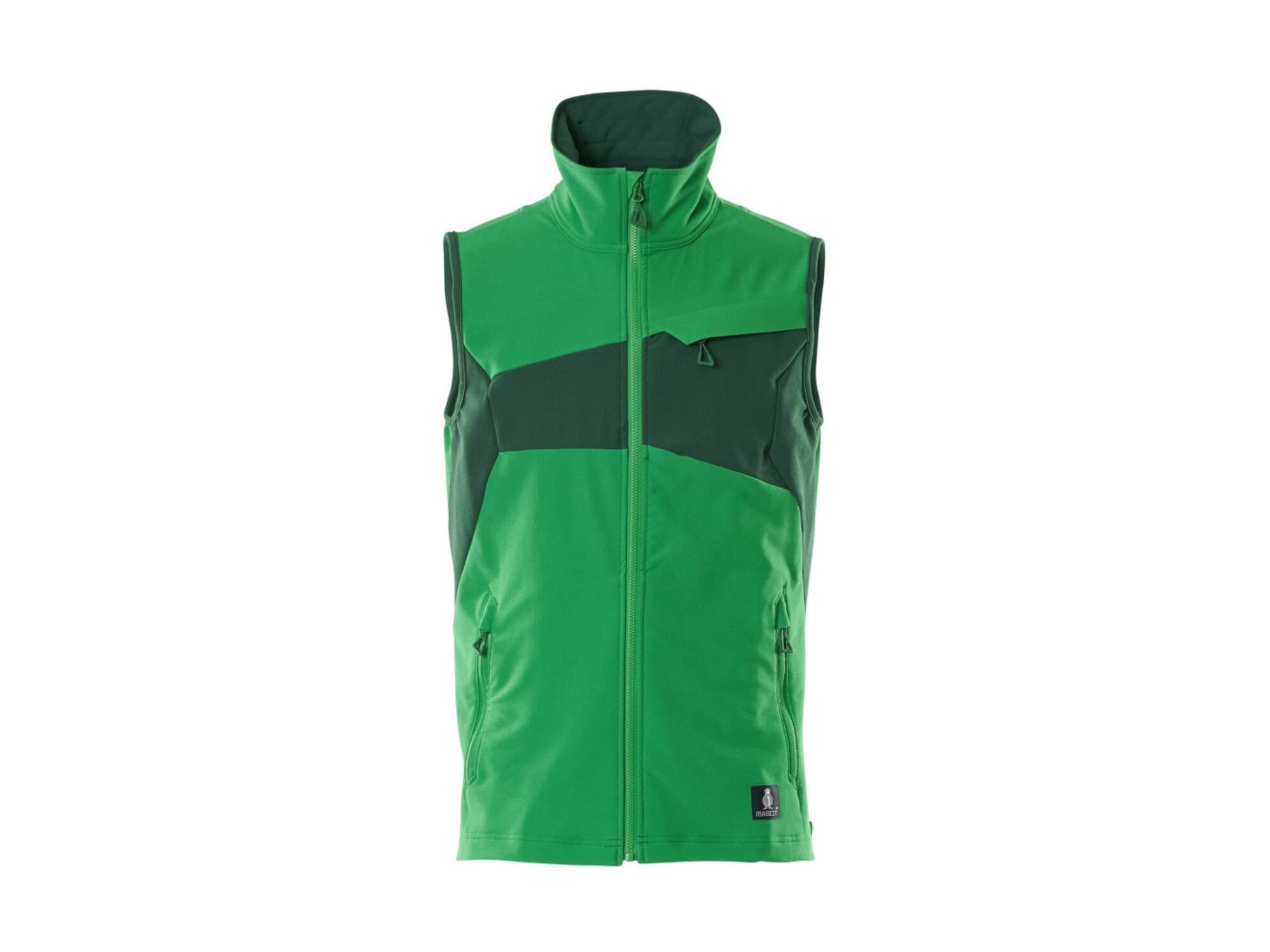 Mascot Bodywarmer stretch helder groen/groen M