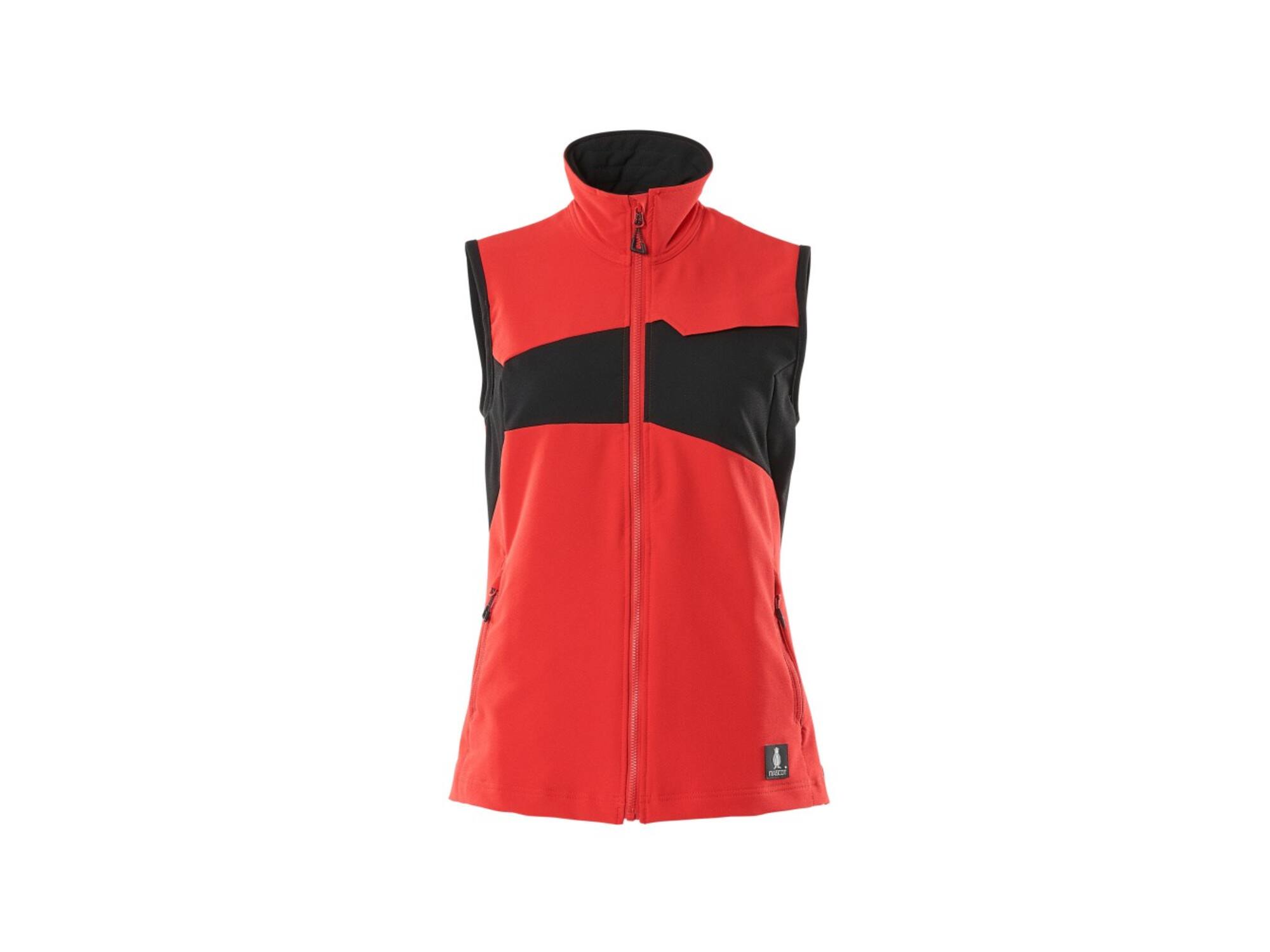 Mascot Bodywarmer stretch dames signaalrood/zwart S