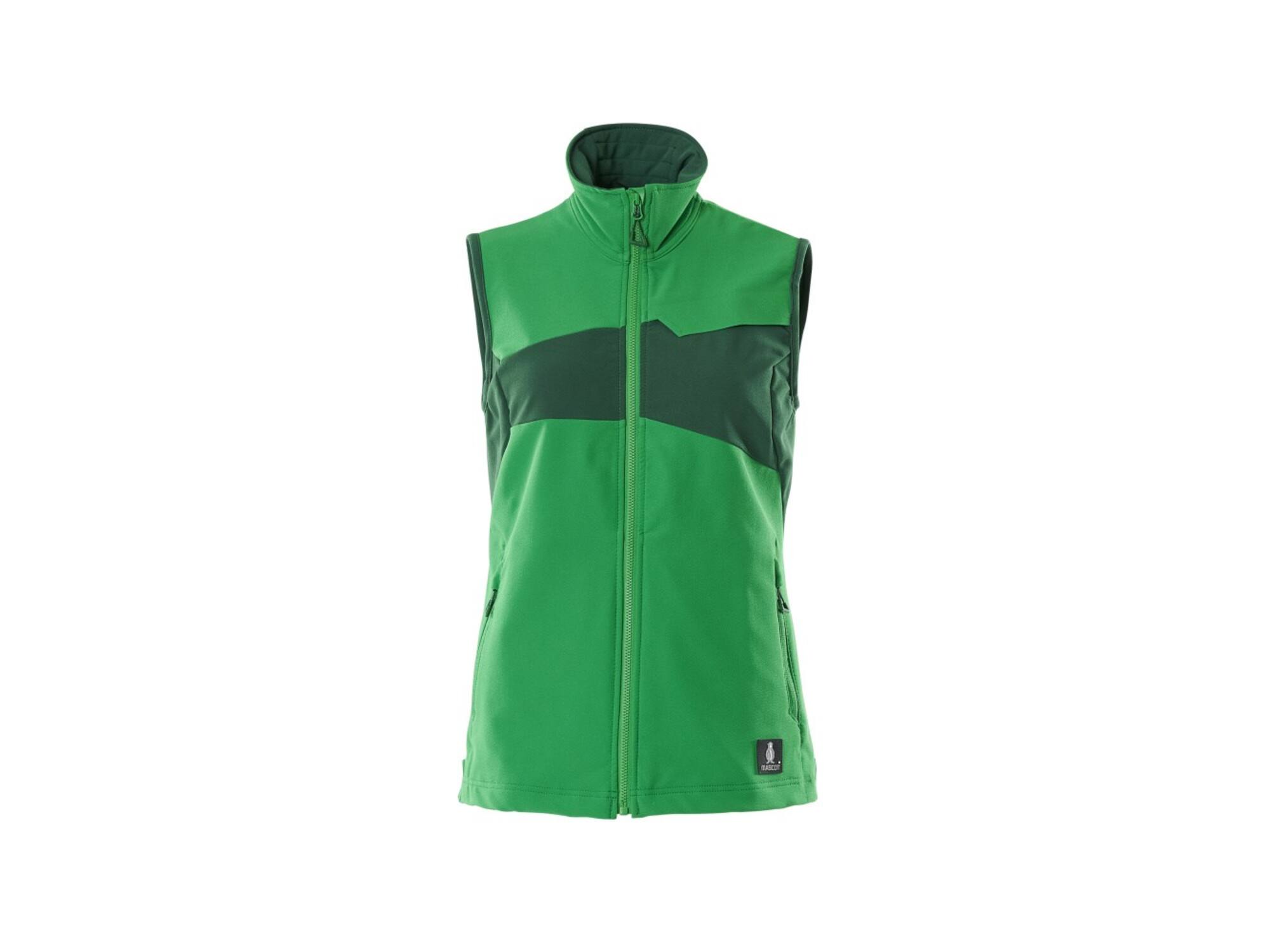 Mascot Bodywarmer stretch dames helder groen/groen XS