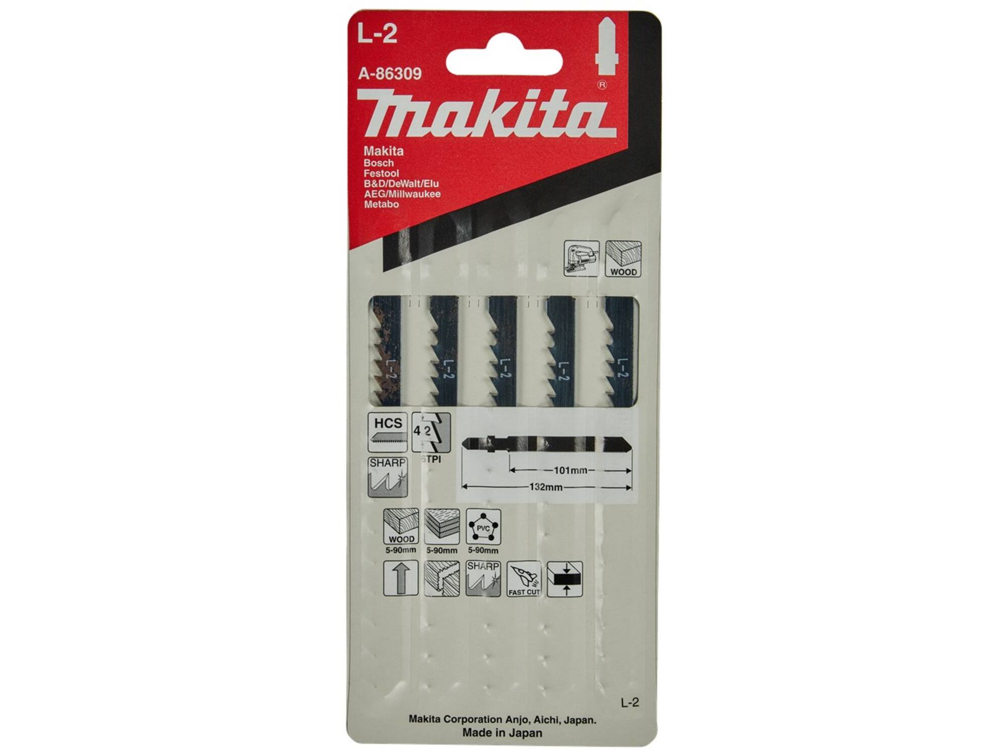 MAKITA Decoupeerzaagblad HOUT 101MM