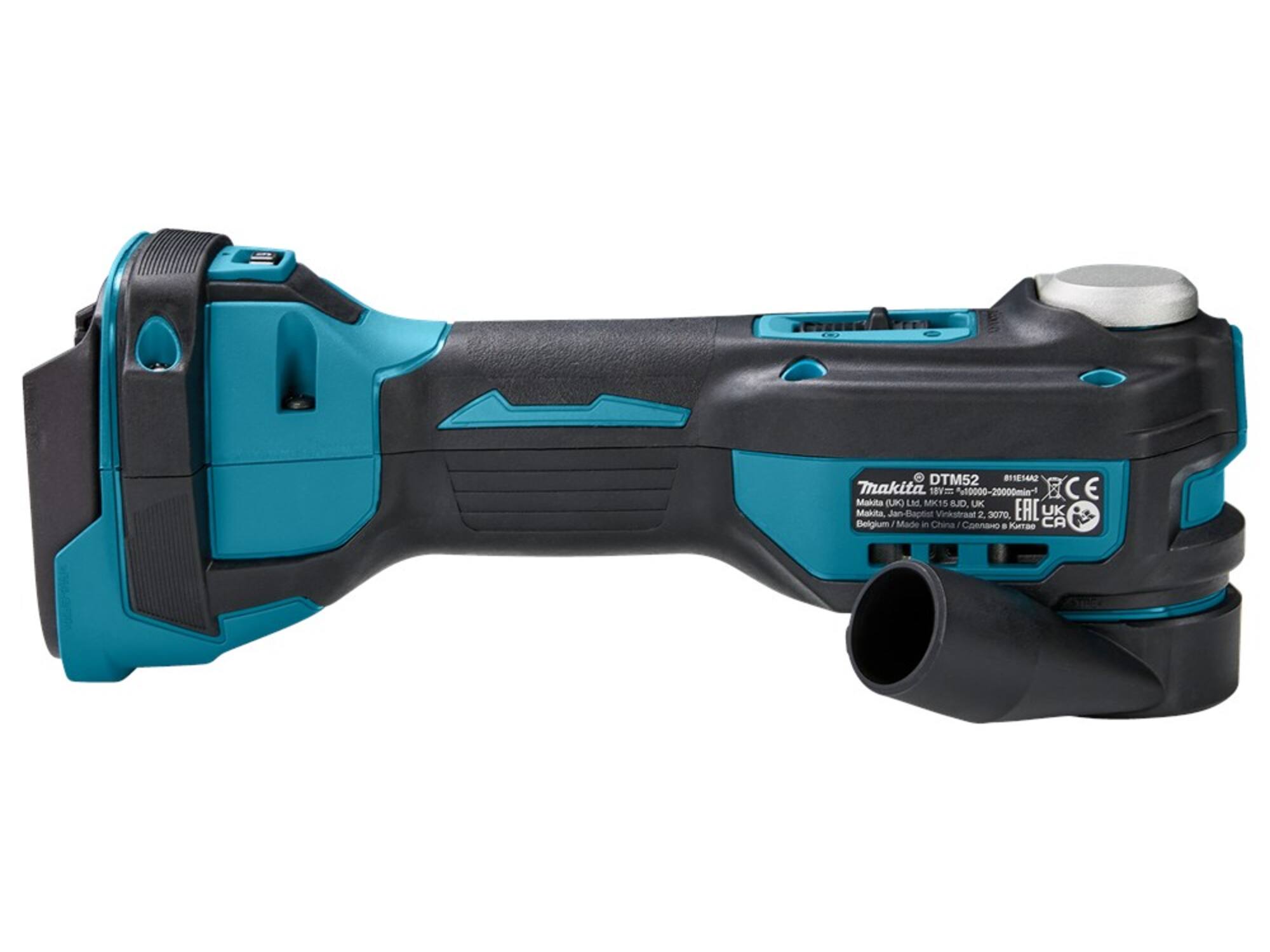MAKITA Multitool body in Mbox + Accessoires DTM52ZJX2 18V