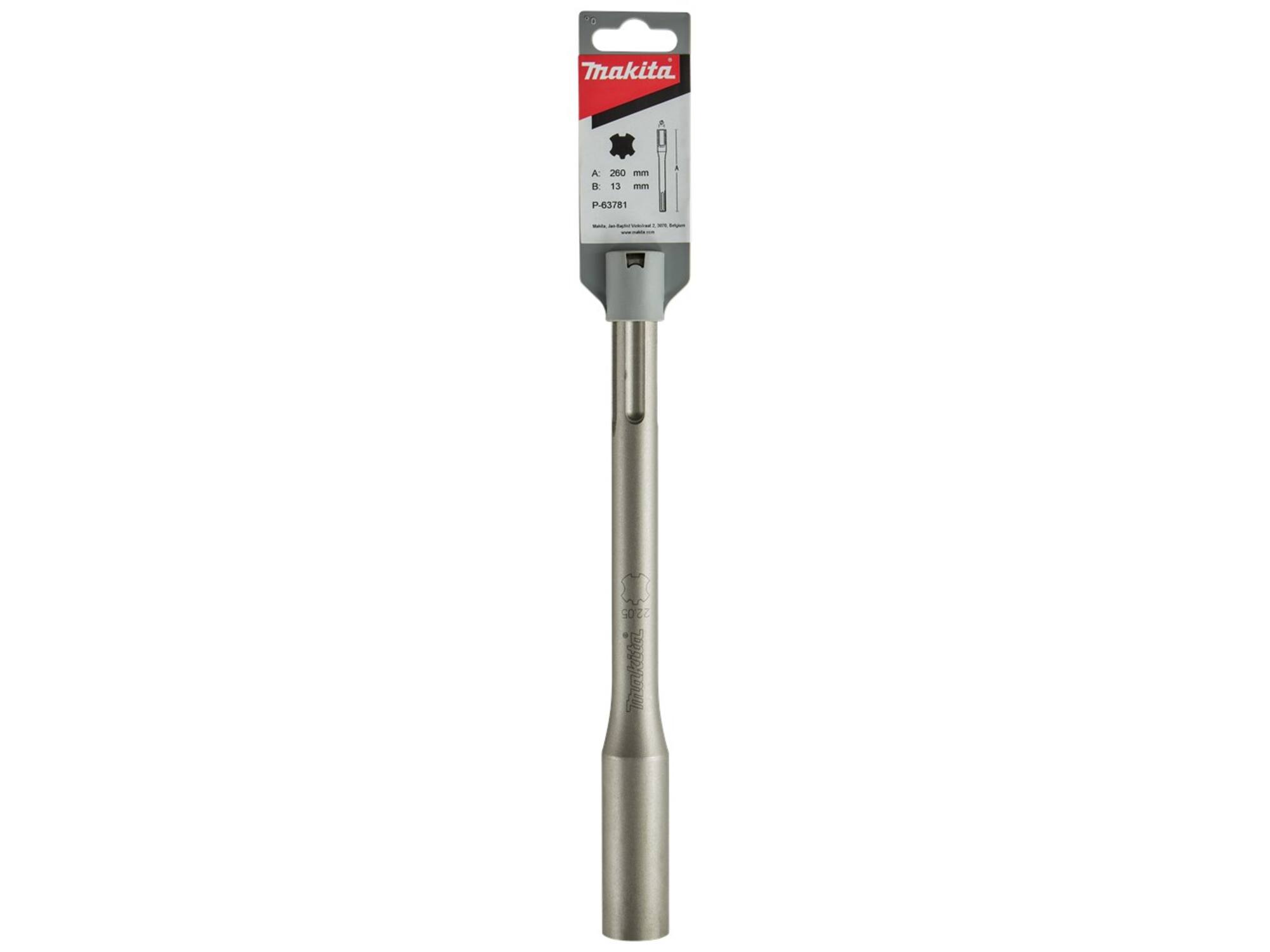 Makita Aardpenadapter SDS-Max 13X260MM