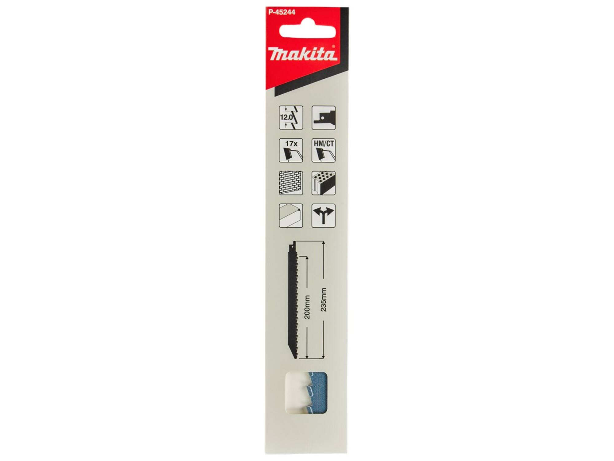 MAKITA Reciprozaagblad BAKSTEEN 200MM