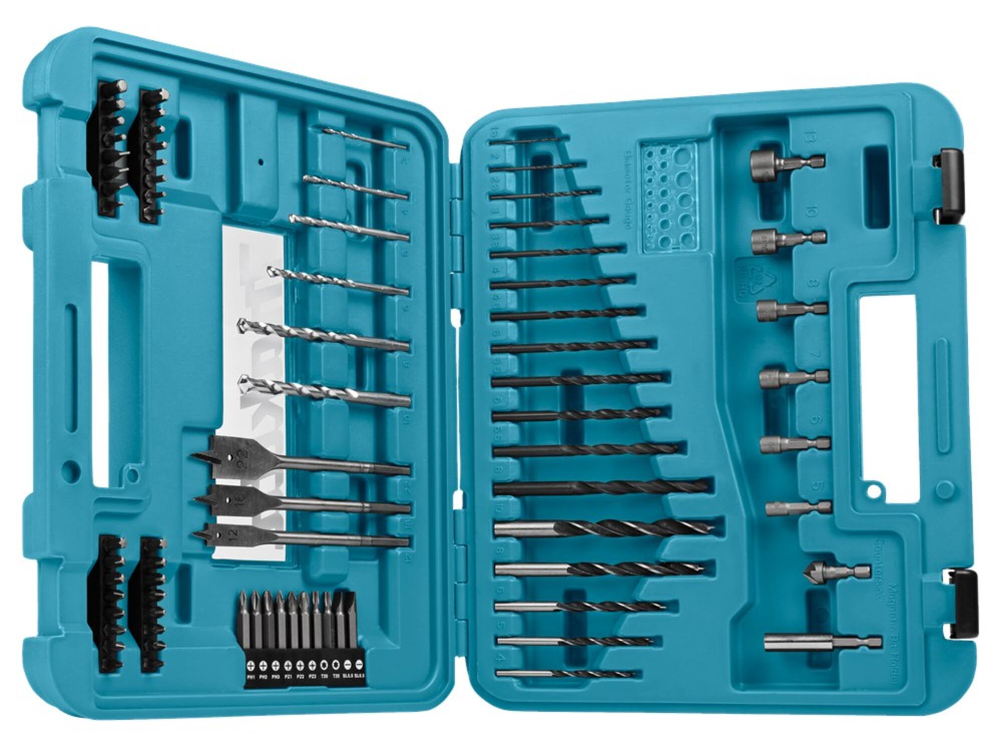 Makita Boor/bit set 77-delig