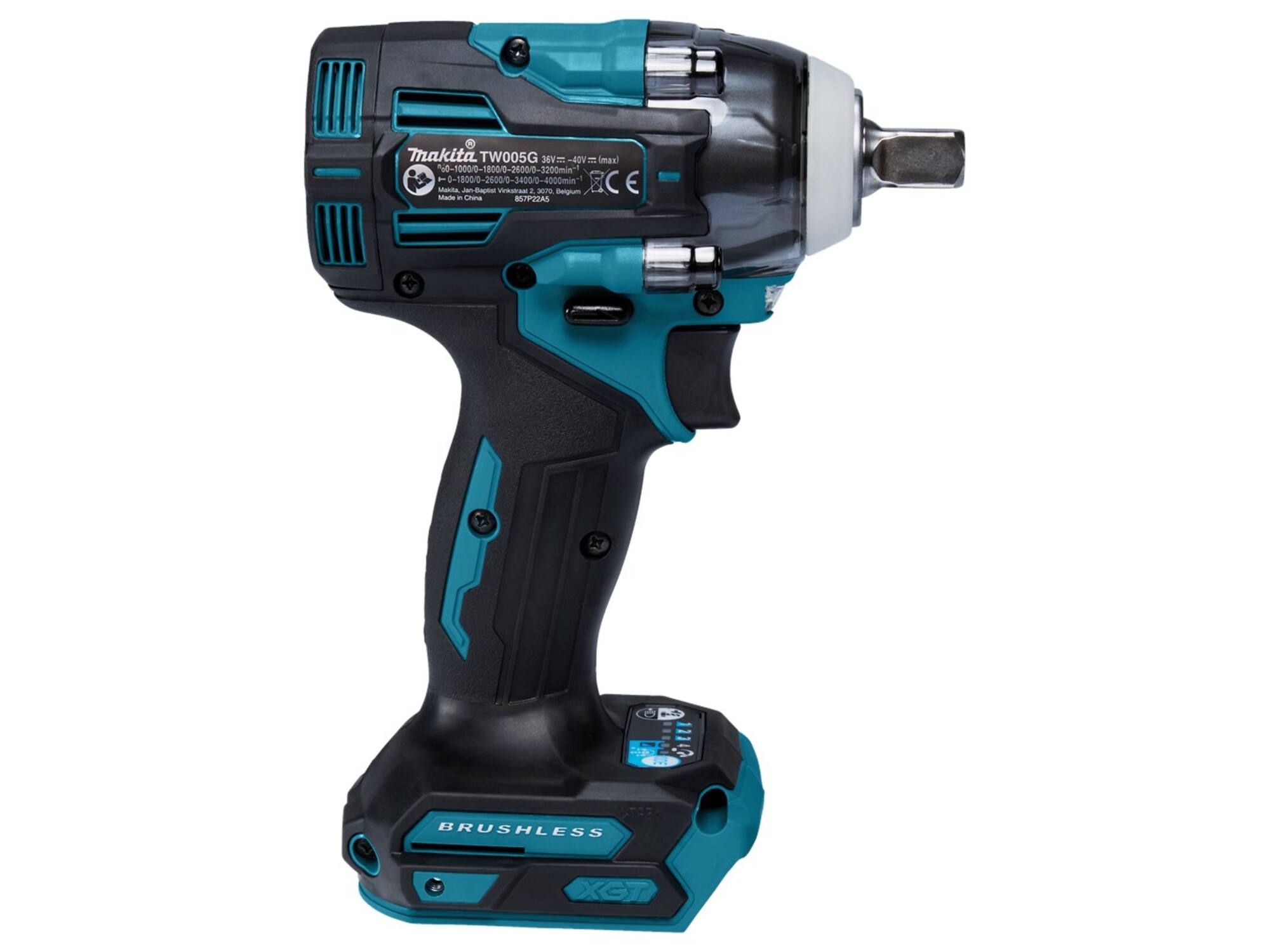 MAKITA Slagmoersleutelmachine body in doos TW005GZ 40V