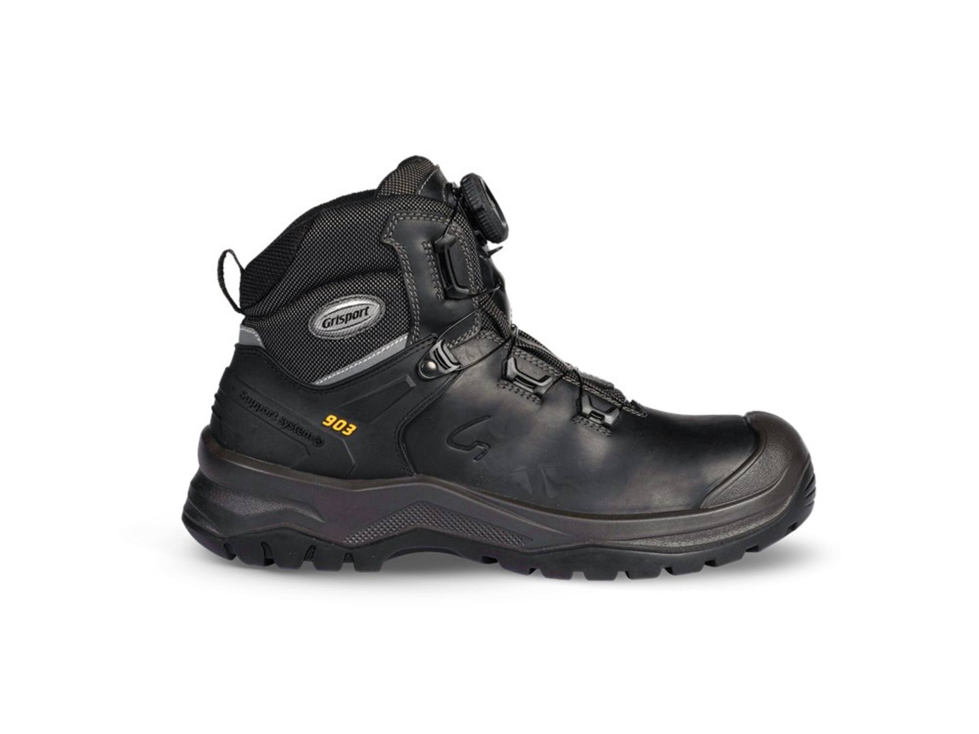 Grisport Veiligheidsschoen hoog zwart S3 903L BOA maat 48