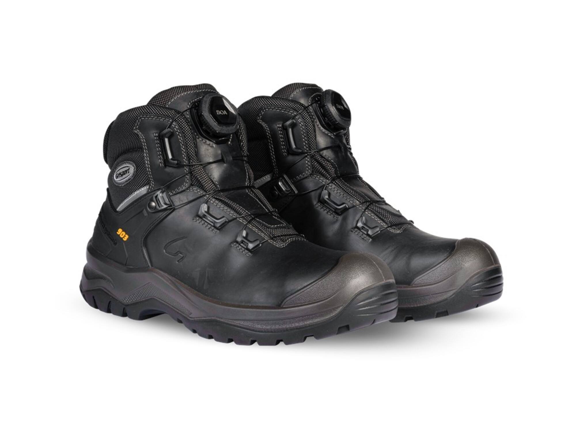 Grisport Veiligheidsschoen hoog zwart S3 903L BOA maat 48