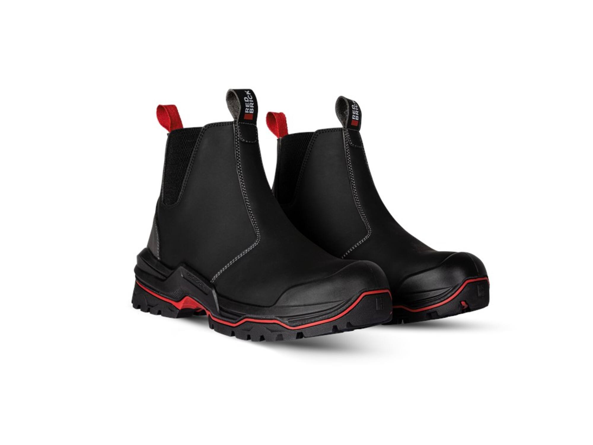 Redbrick Veiligheidsschoen instap hoog S3S Ankle Boot Black maat 46