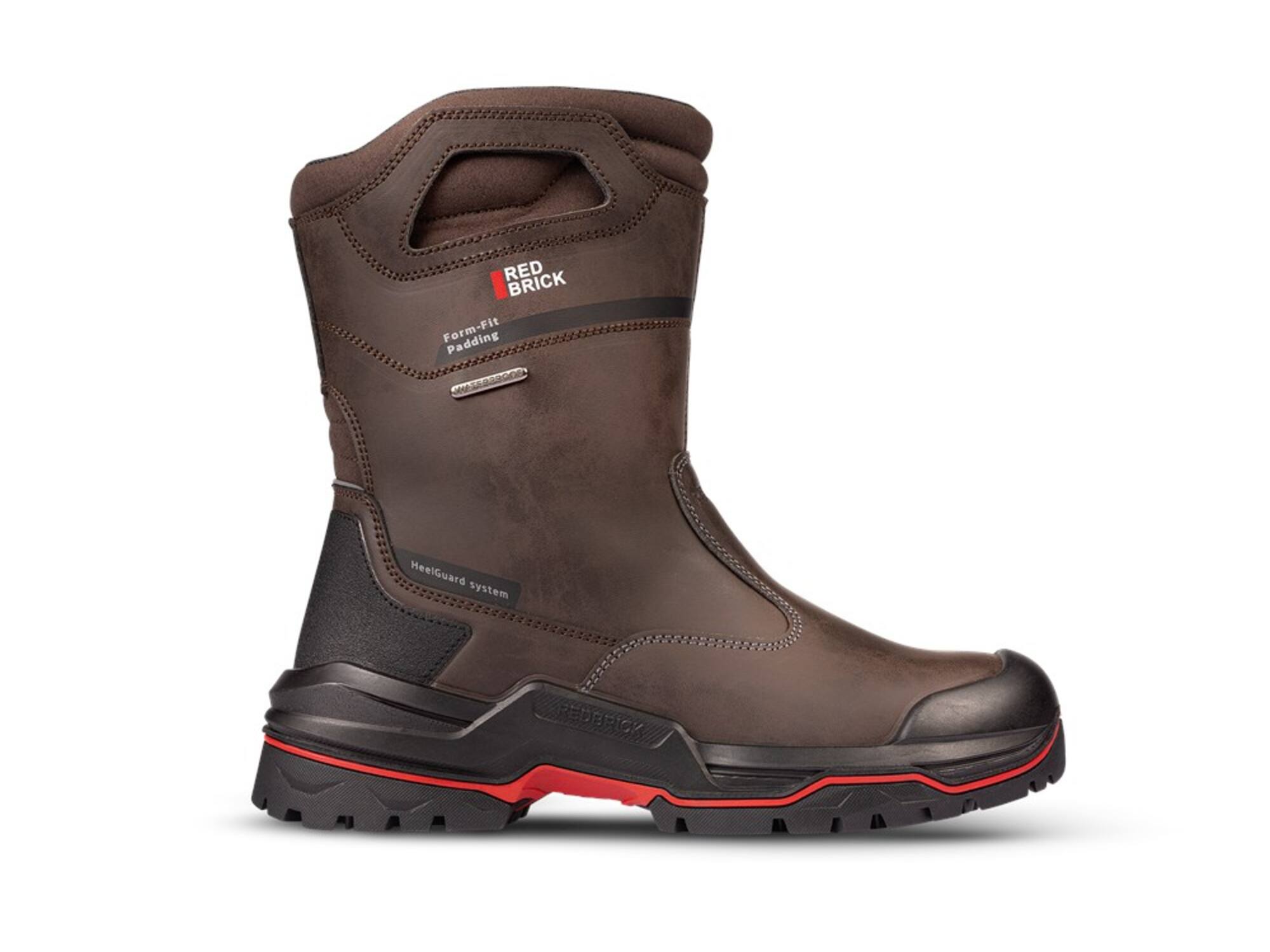 Redbrick Veiligheidslaars Boot Brown S7S maat 48