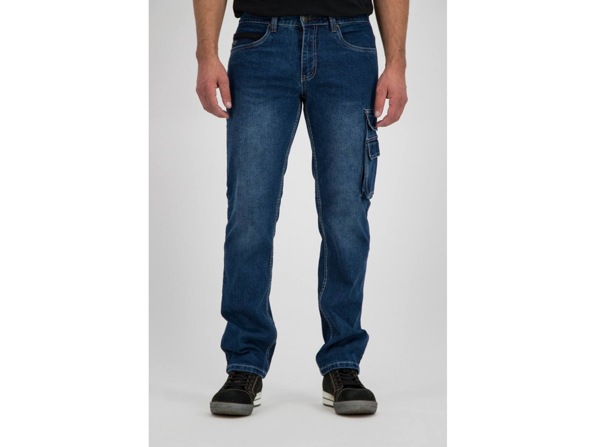247 Jeans Spijkerwerkbroek stretch met zijzakken Rhino S20 W34-L34