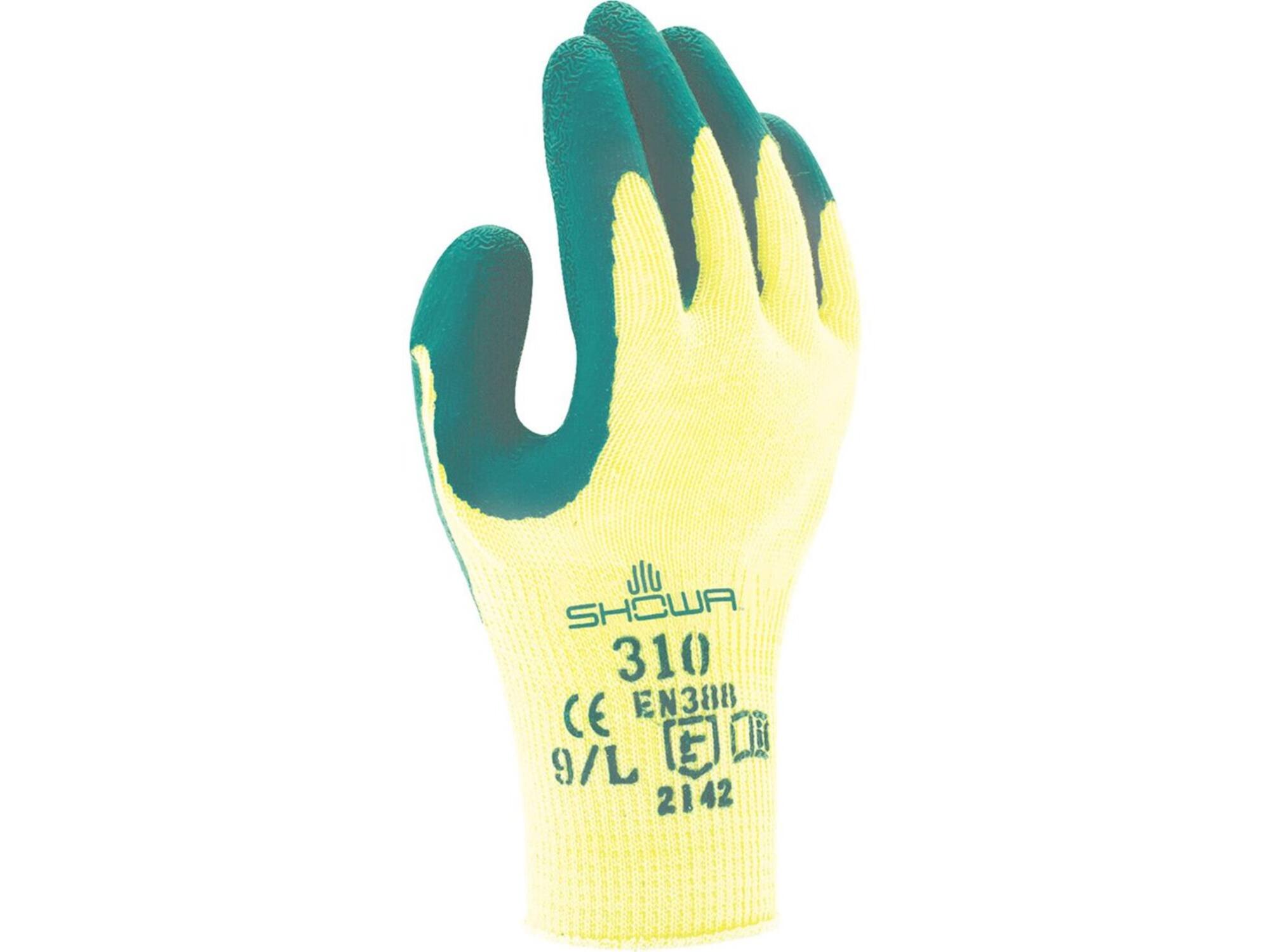 Showa Werkhandschoen latex grip 310 Groen L