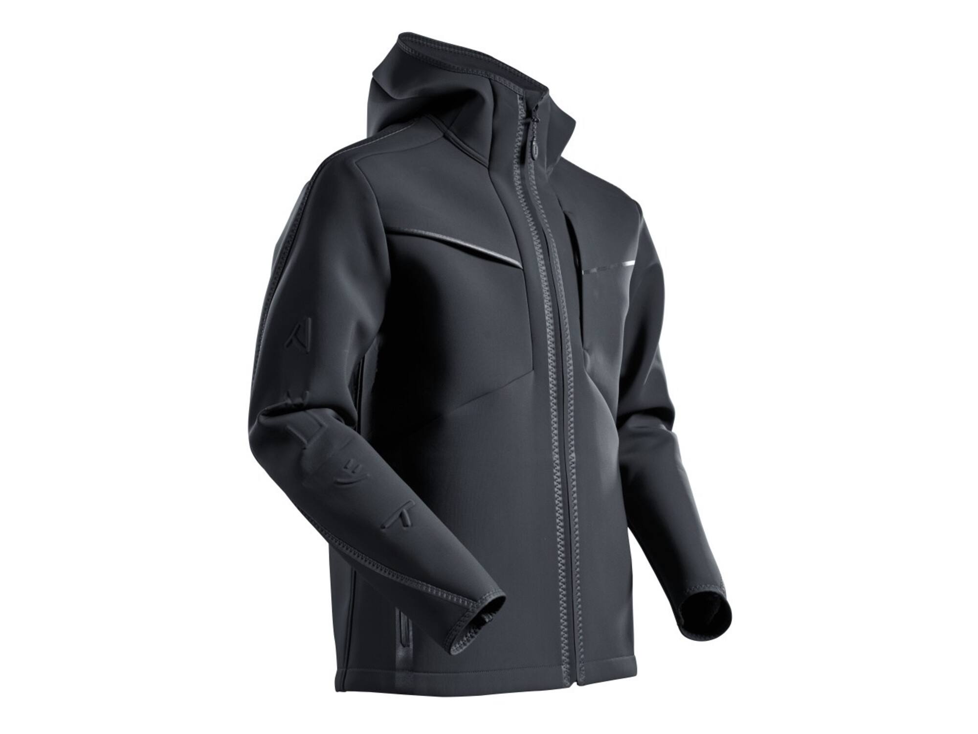 Mascot Softshell jas, capuchon, moderne pasvorm XS