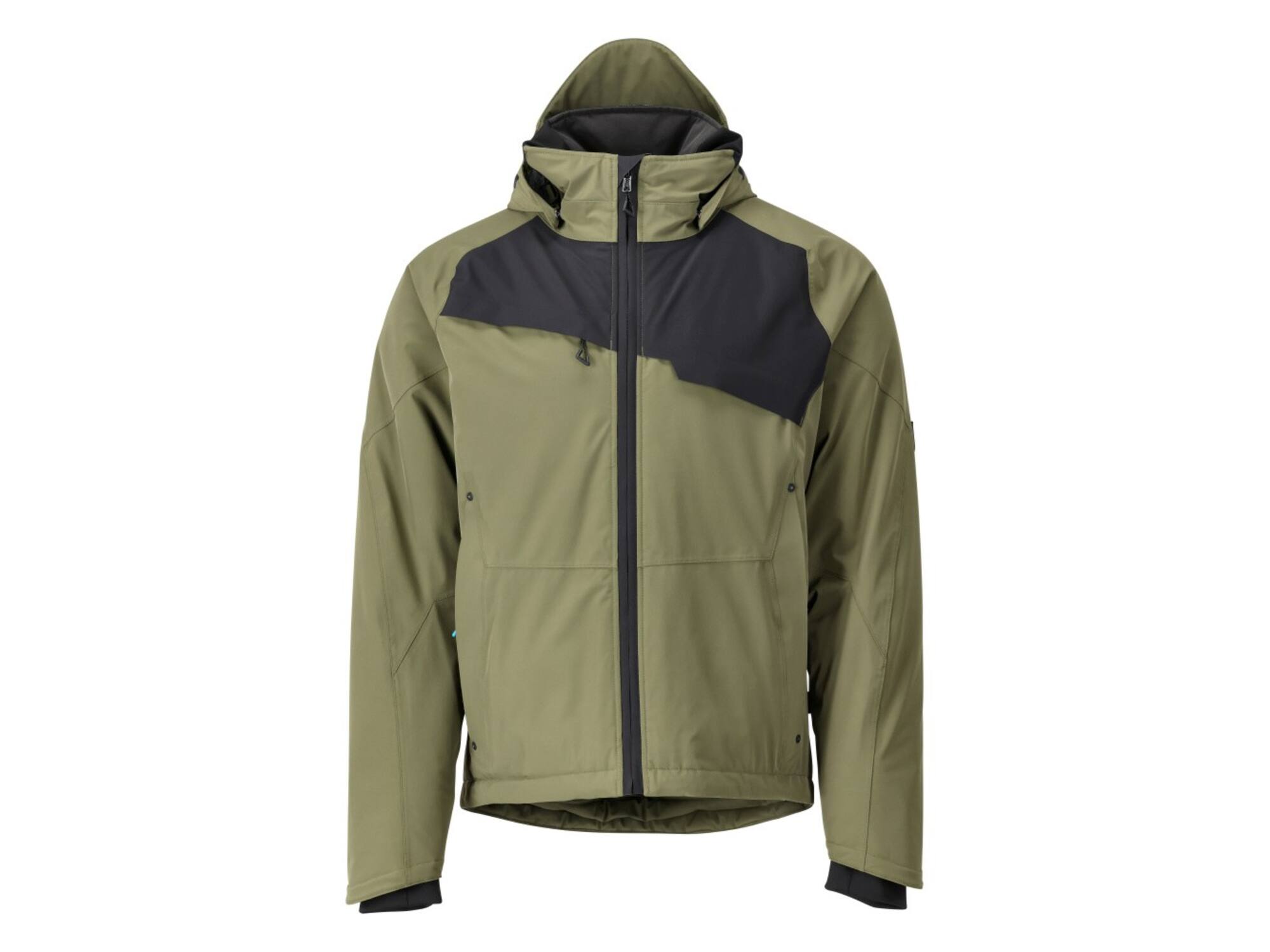 Masc0T Winterjas mosgroen/zwart S