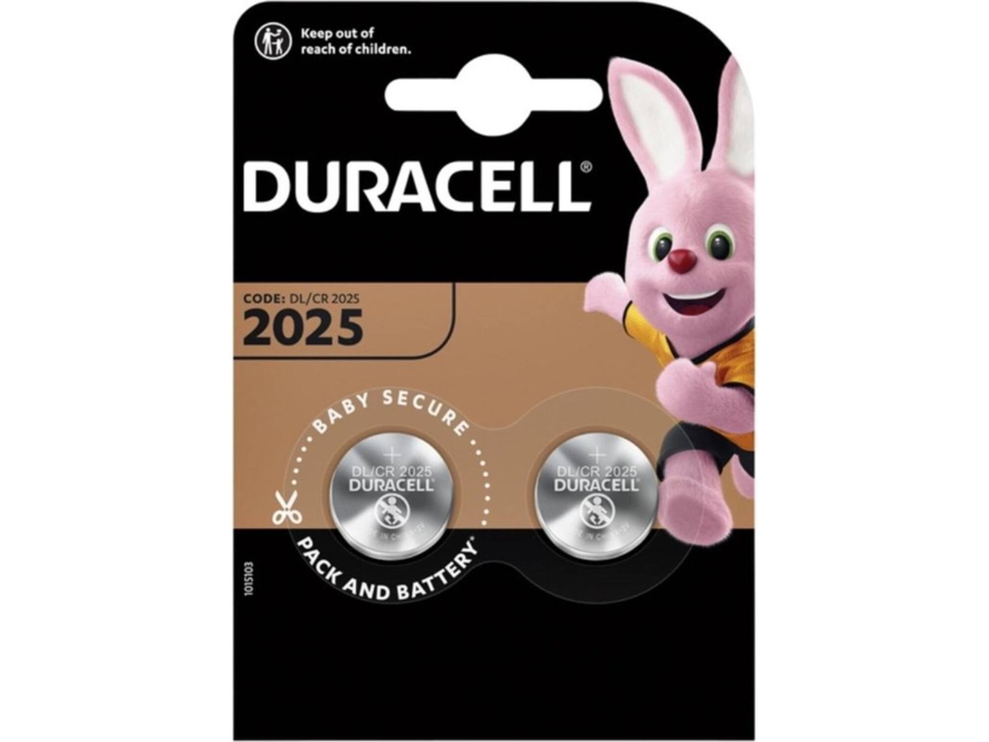 Duracell batterij knoopcel CR2025 3V