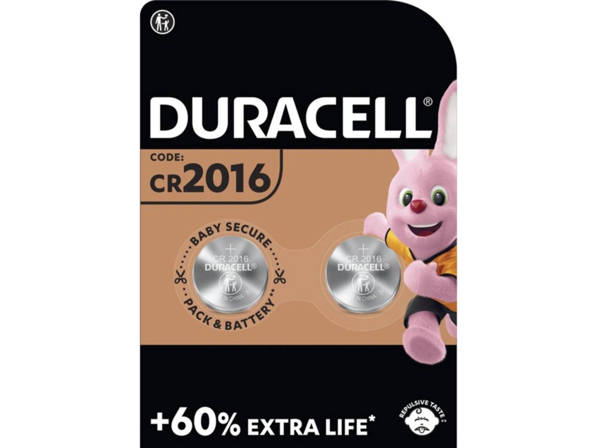 Duracell batterij knoopcel CR2016 3V