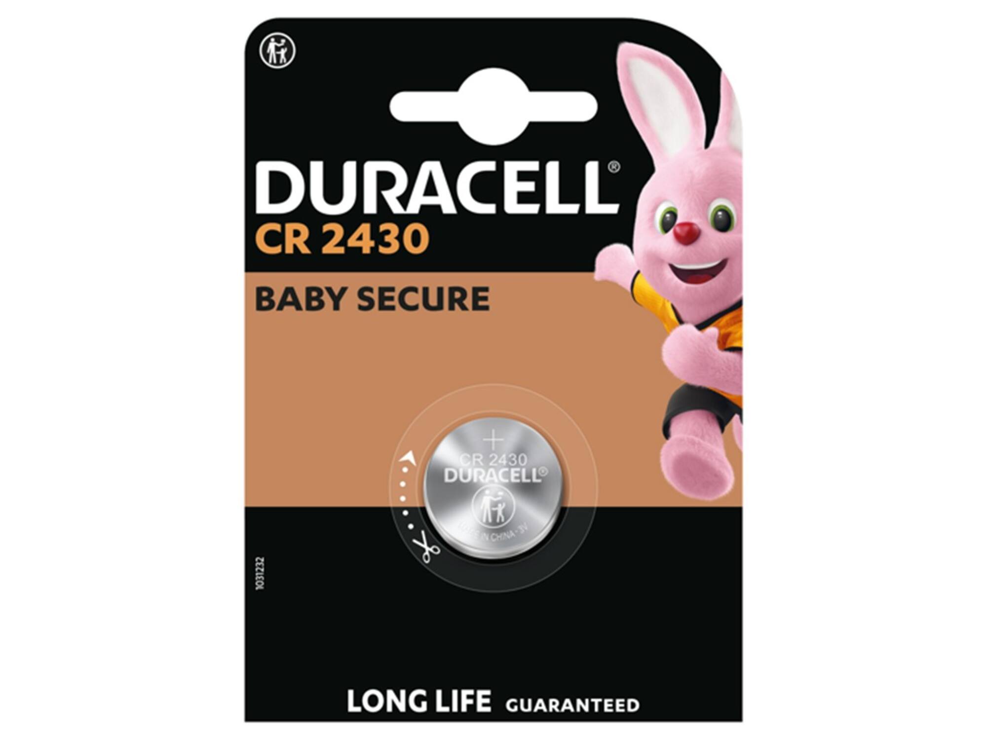 Duracell batterij knoopcel CR2430 3V