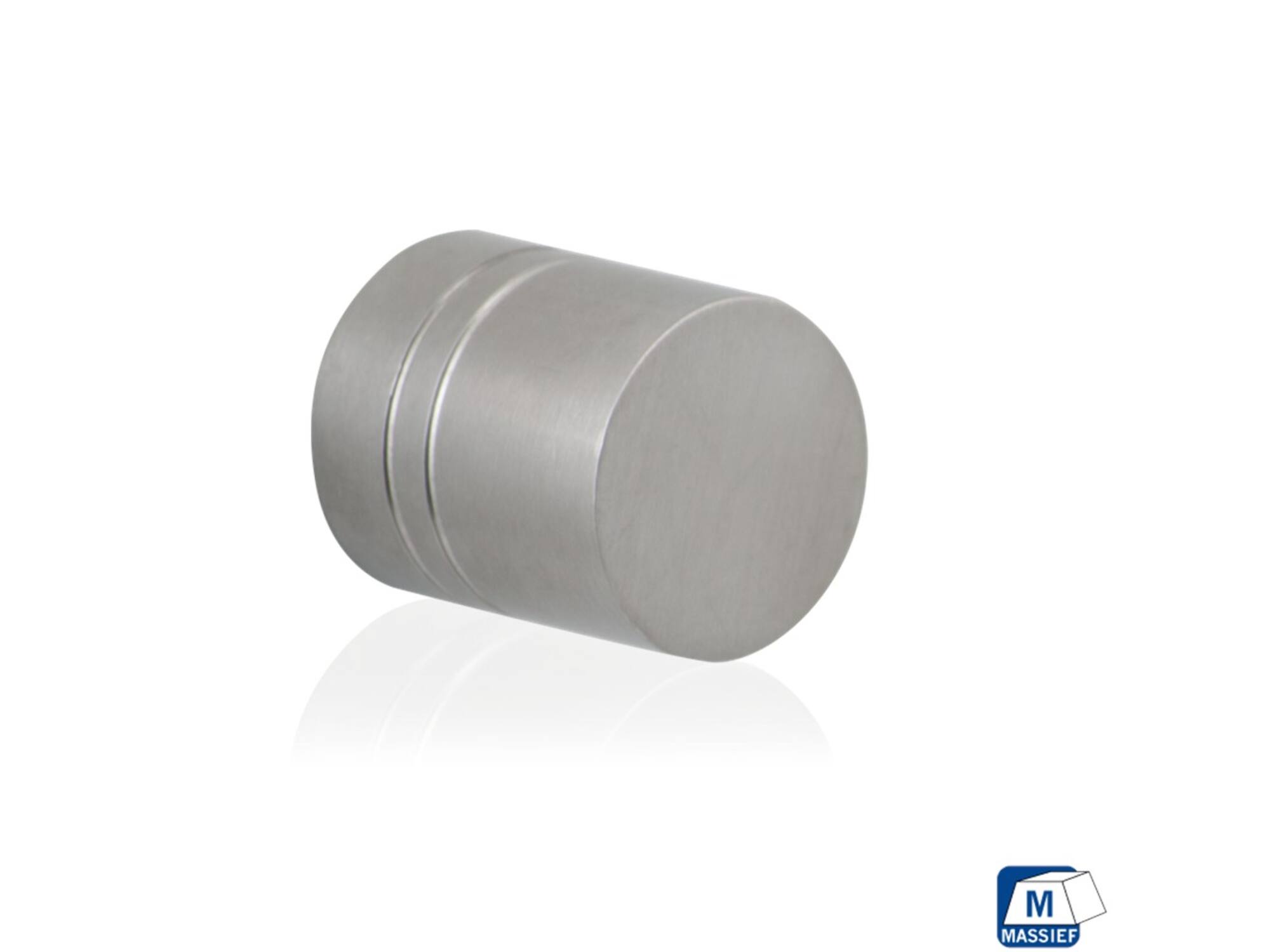 GPF Rvs meubelknop rond 30mm GPF 5510.30