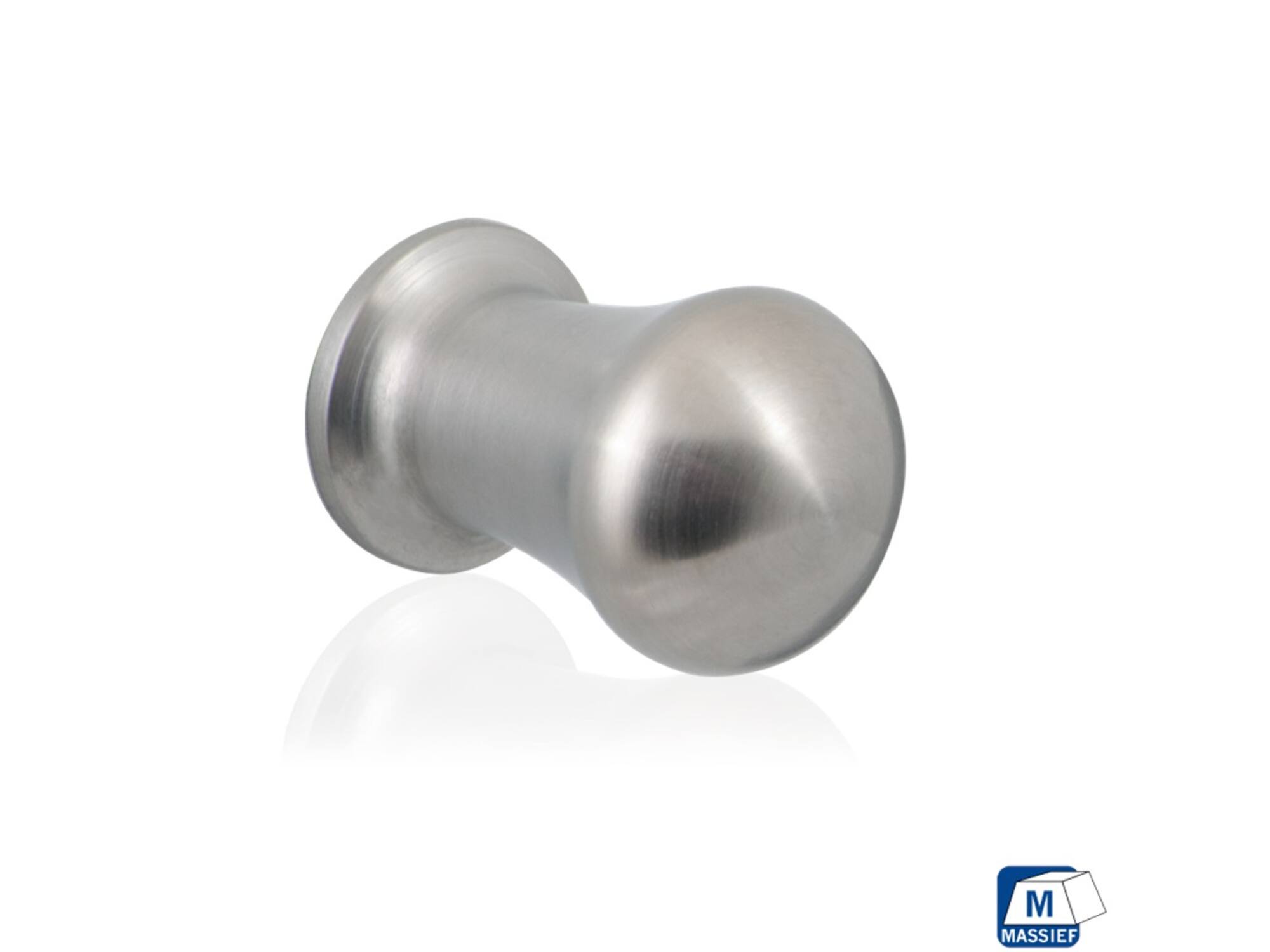 GPF Rvs meubelknop rond 25mm GPF 5540.25