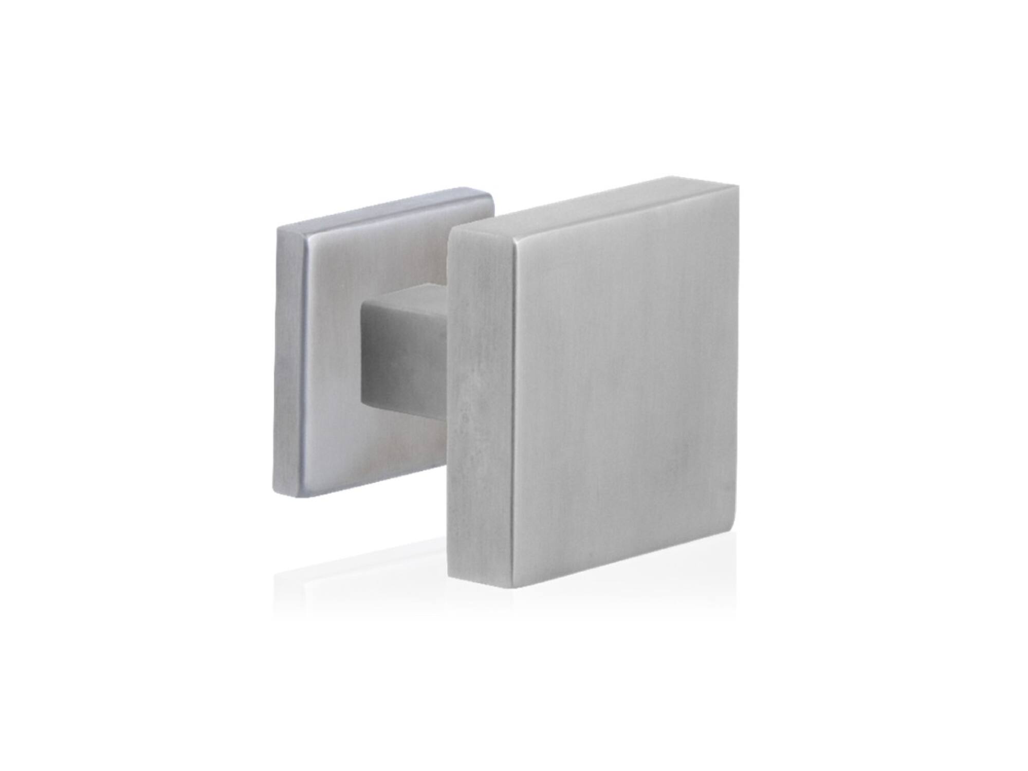 GPF Vierkante voordeurknop 70x70mm op rozet 9825.09