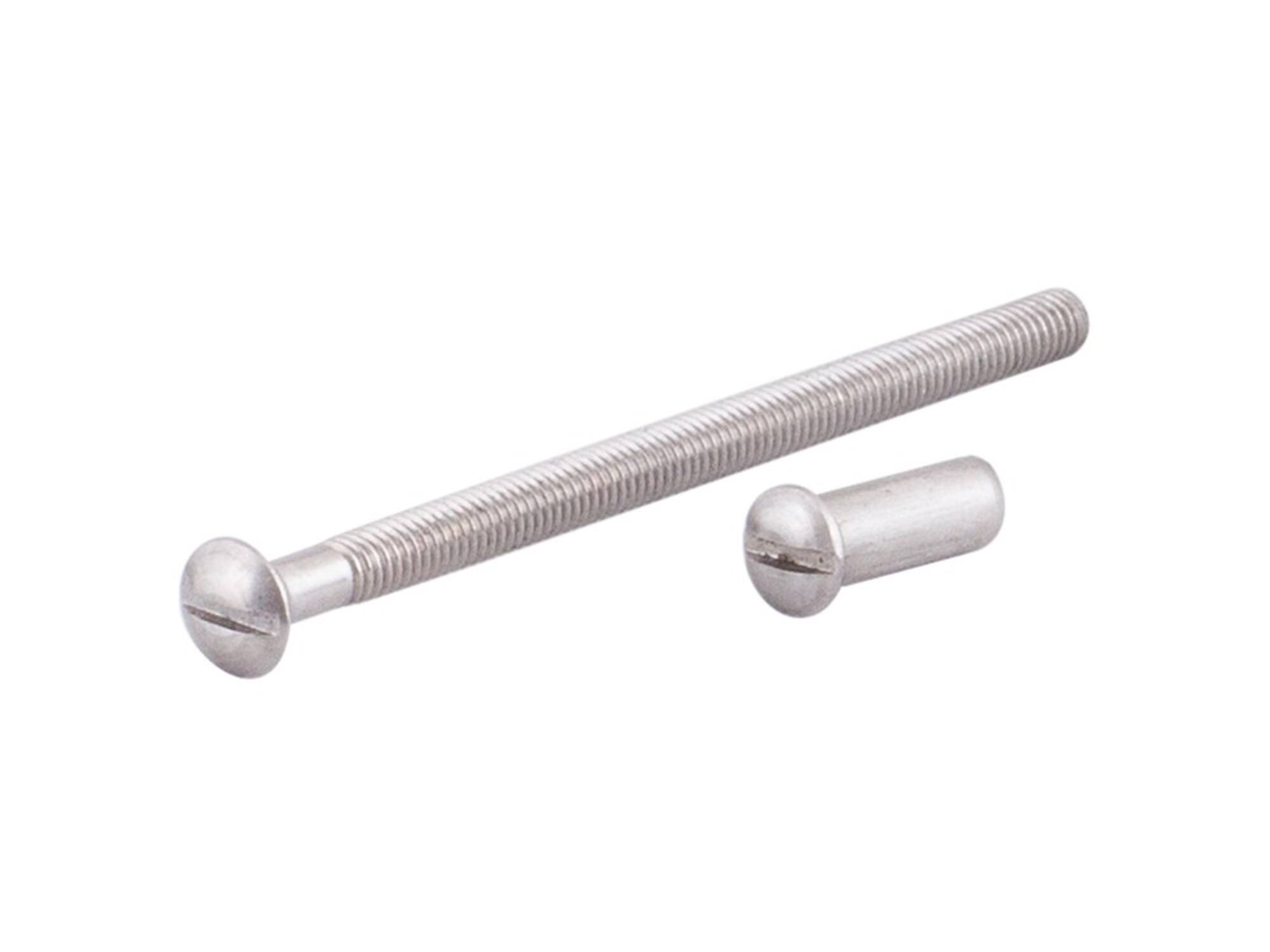 GPF Patentbout + huls tbv deurdikte 63-68 mm RVS geborsteld