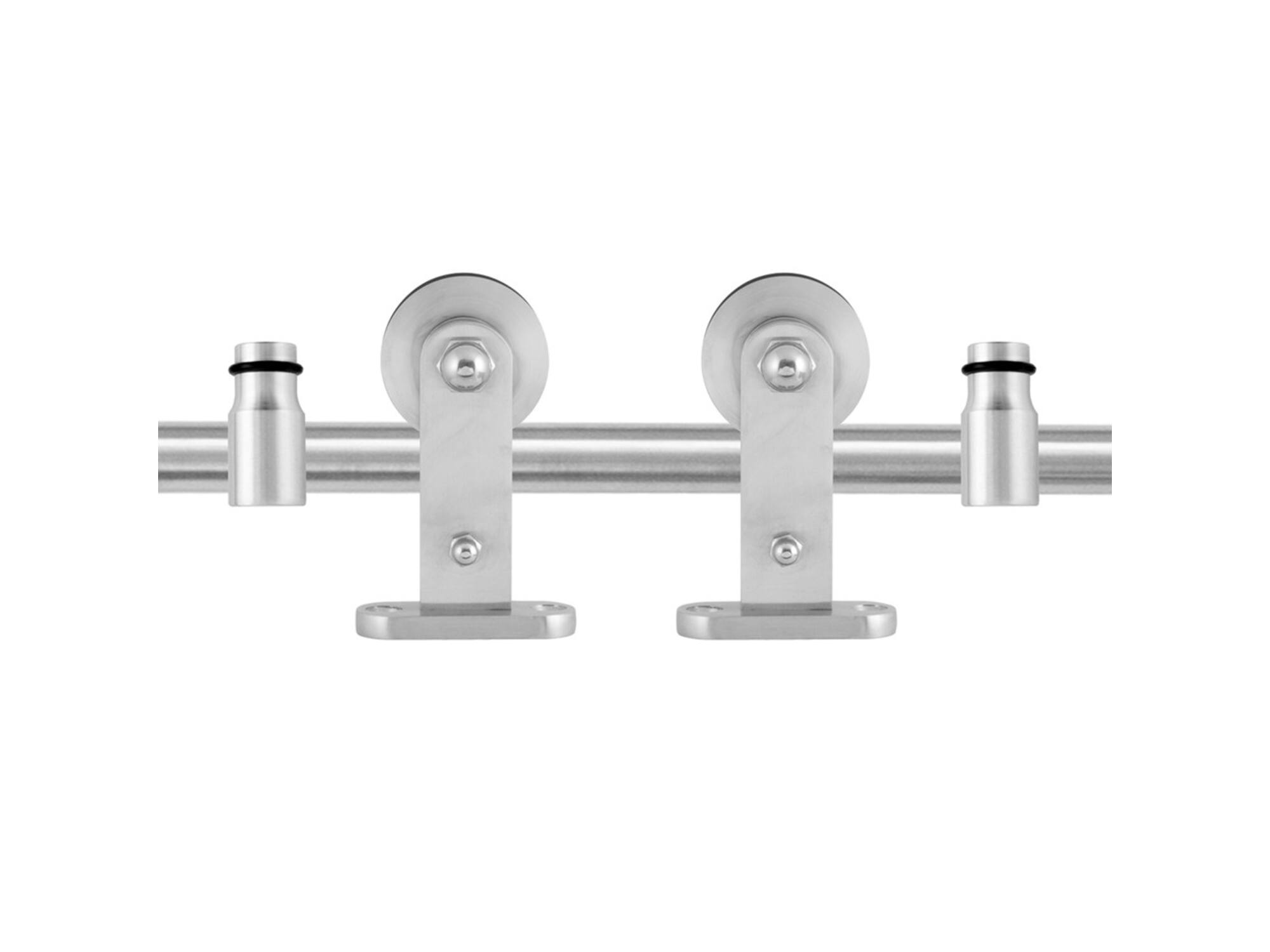 GPF Schuifdeursysteem Kiva 200 cm RVS geborsteld