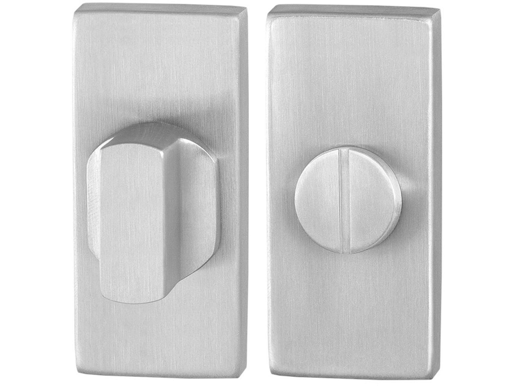 GPF Toiletgarnituur stift 5mm grote knop RVS GEBORSTELD