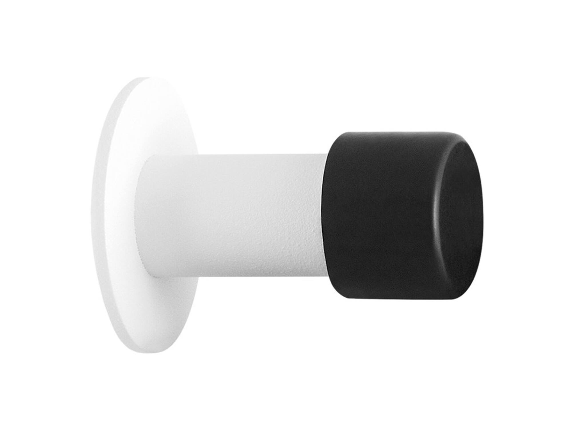GPF Deurstopper rond 60x22/50mm Wit