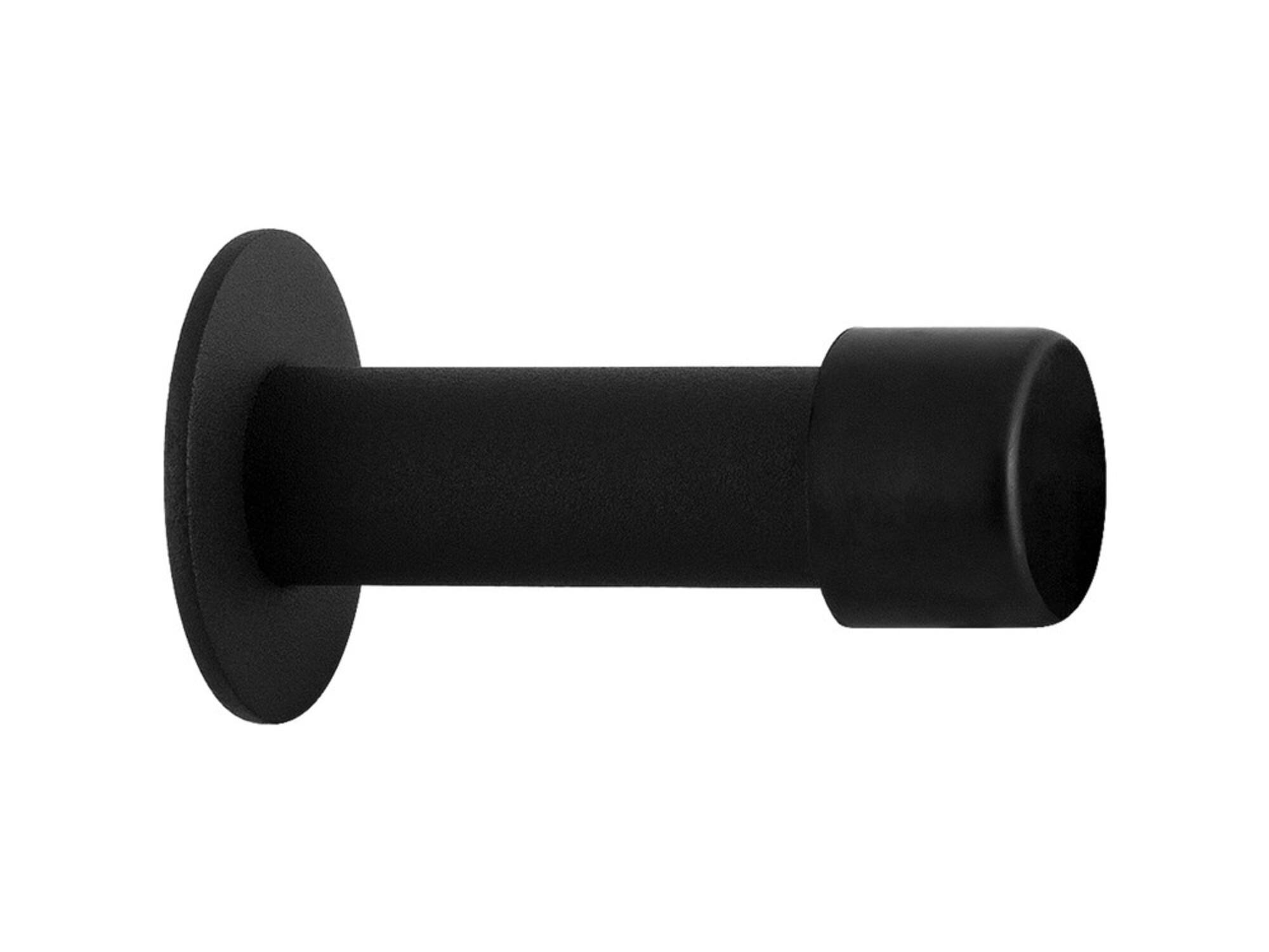 GPF Deurstopper rond 85x22/50mm Zwart