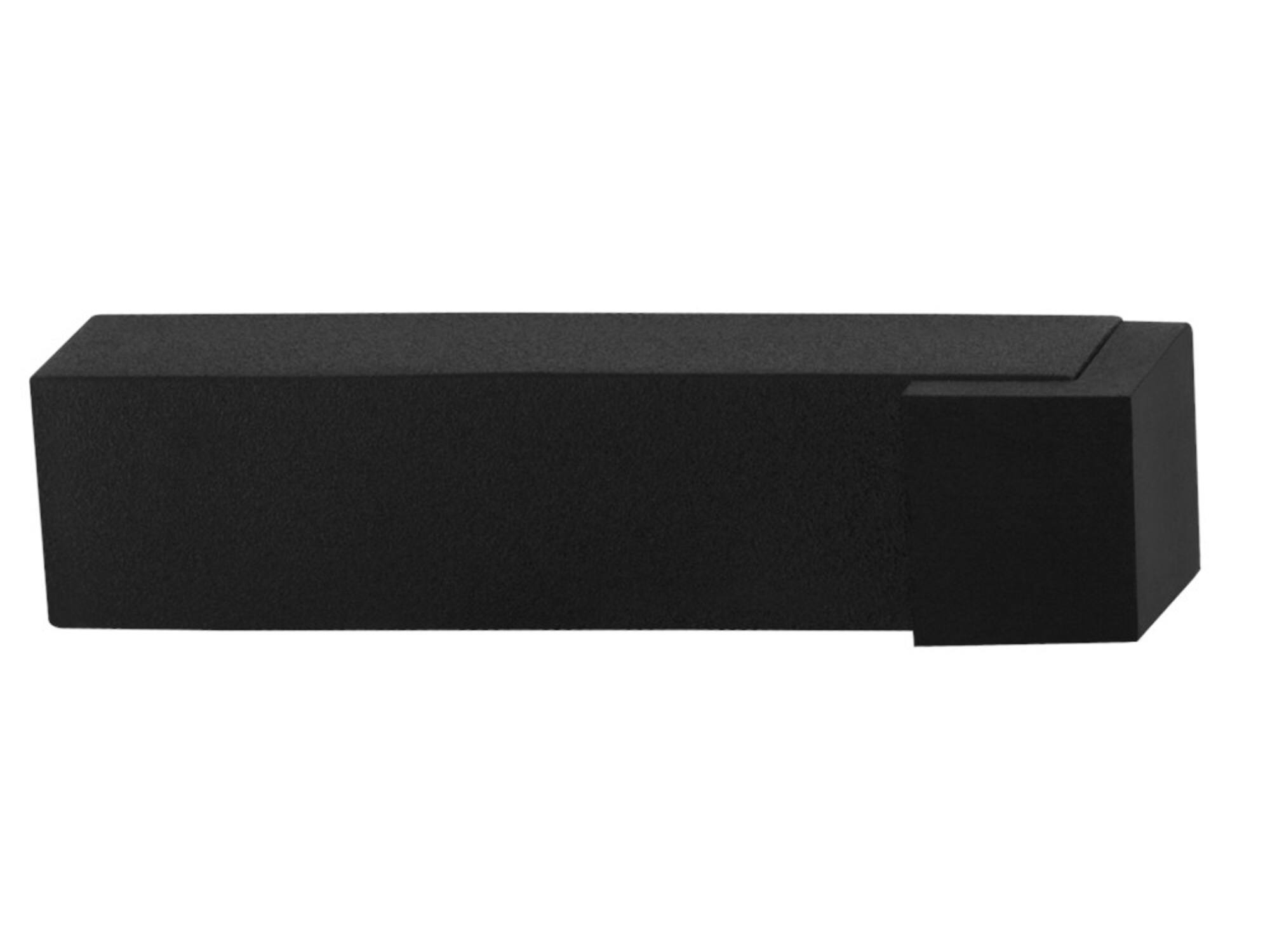 GPF Deurstopper vierkant 85x20mm Zwart