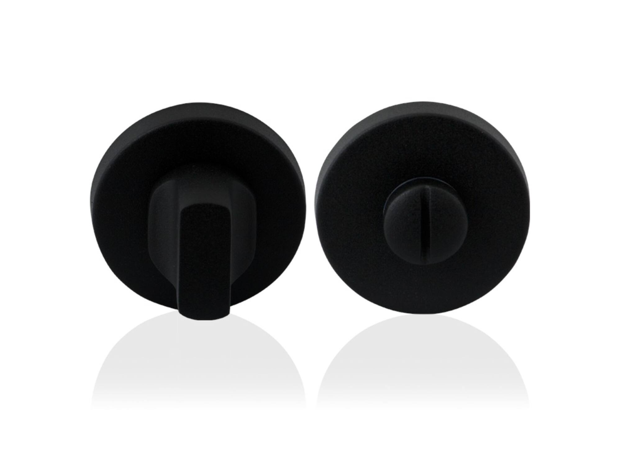 GPF Toiletgarnituur mm stift 5 mm grote knop ZWART