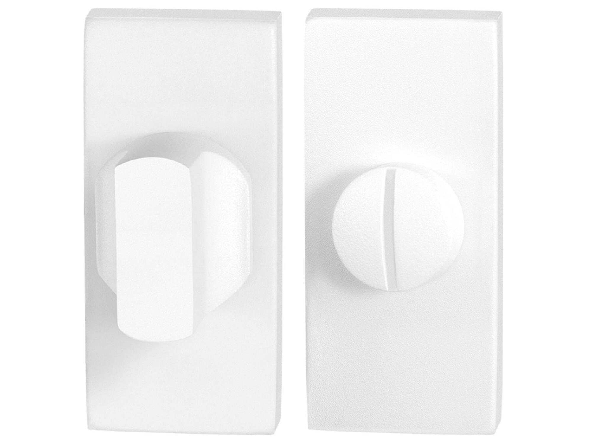 GPF Toiletgarnituur stift 5 mm grote knop WIT